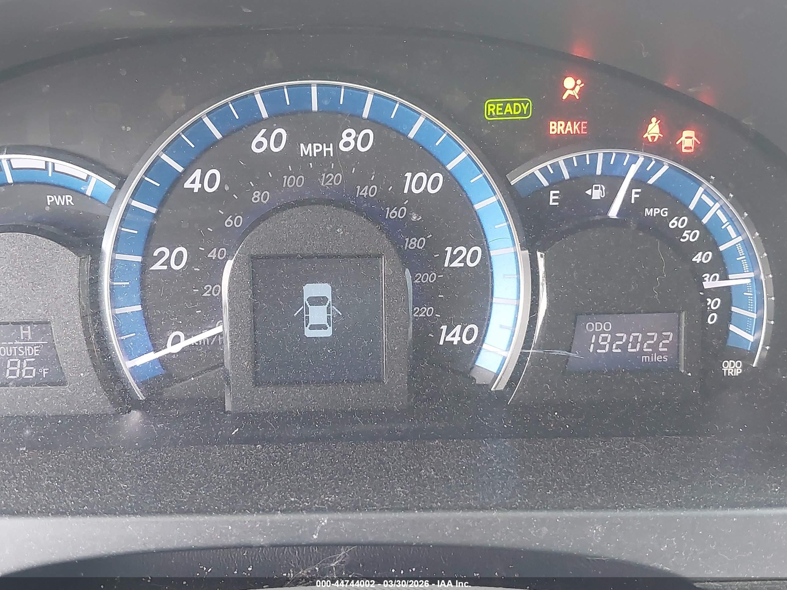 2013 Toyota Camry Hybrid Le Серый vin: 4T1BD1FK9DU095342