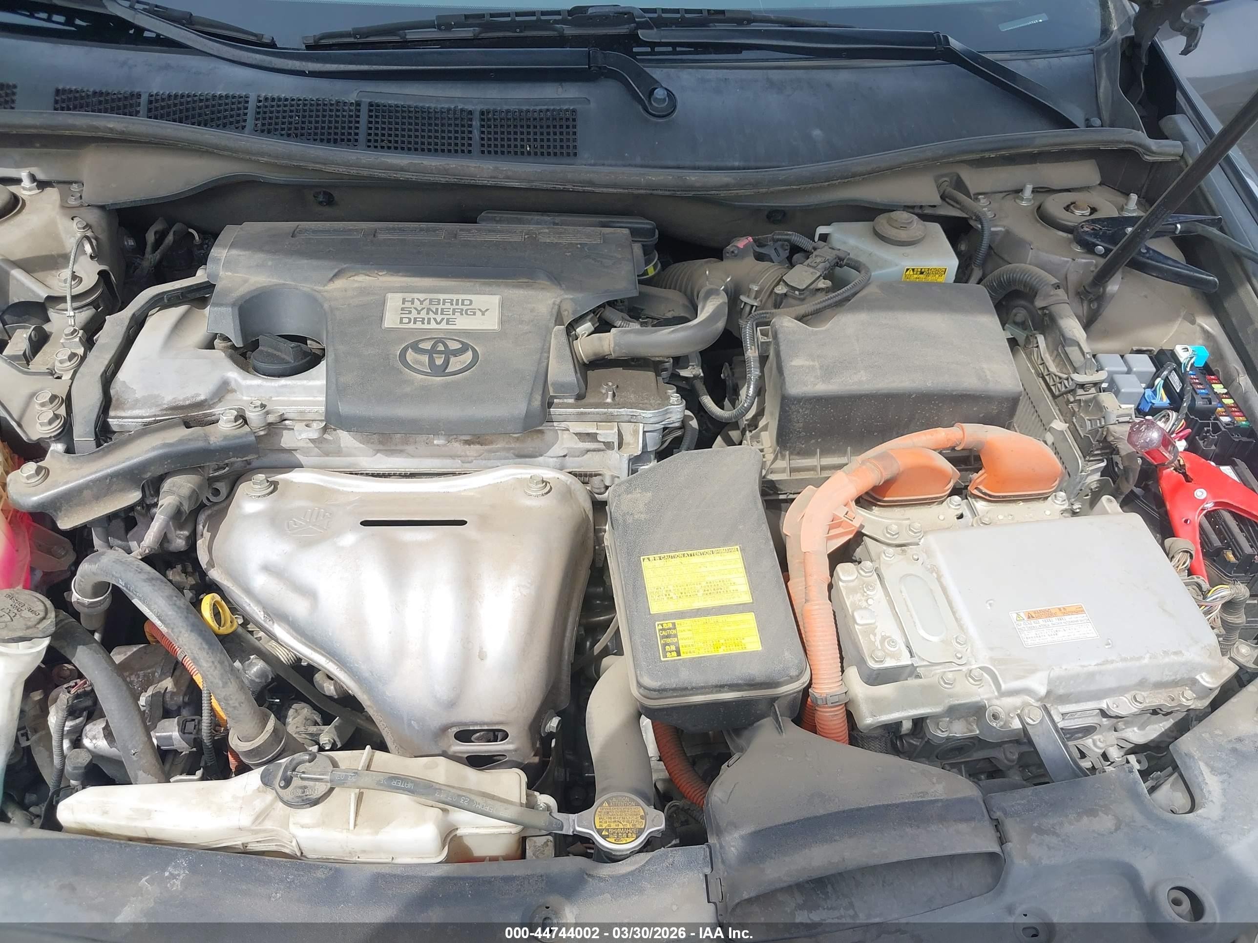 2013 Toyota Camry Hybrid Le Серый vin: 4T1BD1FK9DU095342