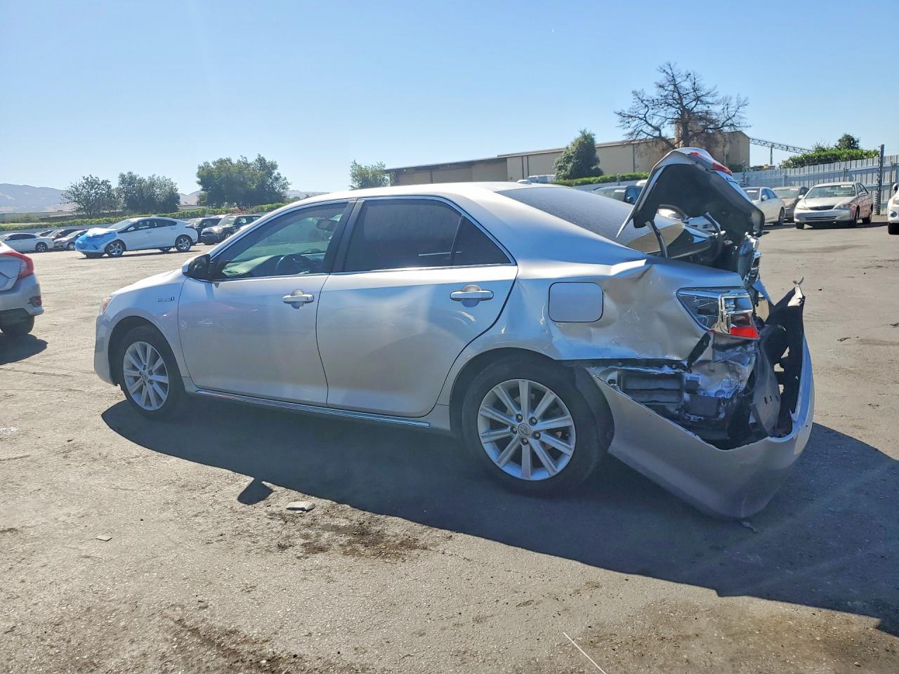 2013 Toyota Camry Hybrid Xle Gray vin: 4T1BD1FK9DU096877