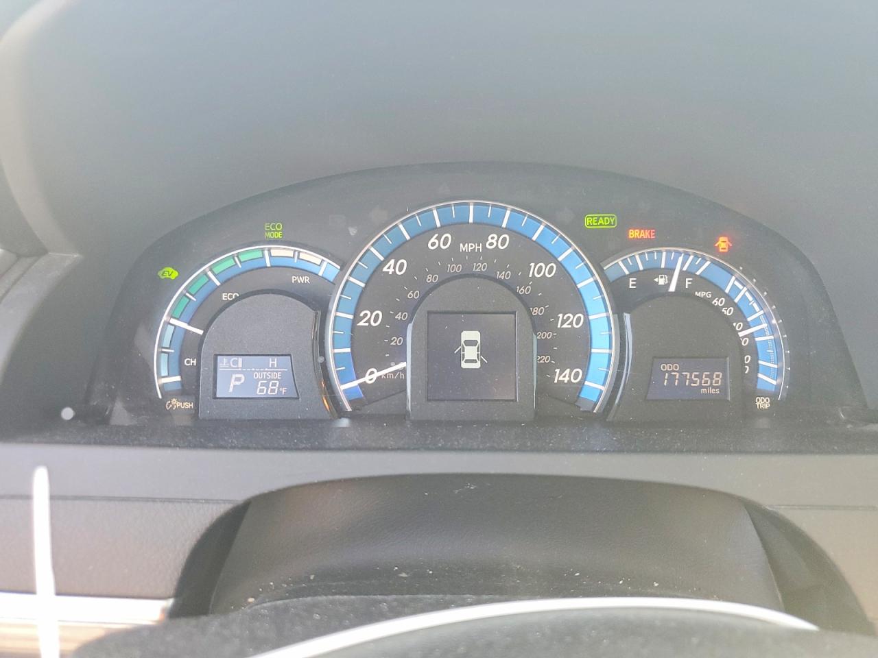 2013 Toyota Camry Hybrid Xle Gray vin: 4T1BD1FK9DU096877
