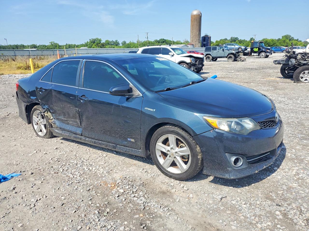 2014 Toyota Camry Hybrid Se Серый vin: 4T1BD1FK9EU118040