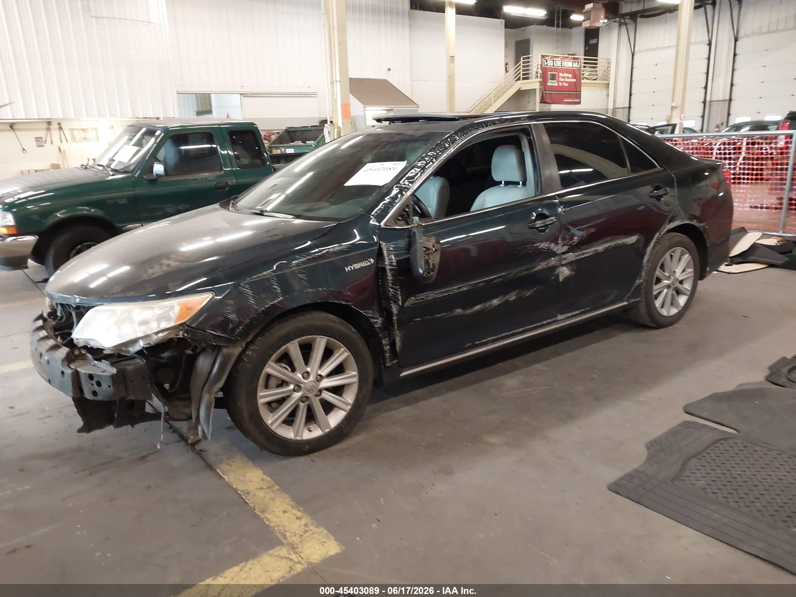 2014 Toyota Camry Hybrid Xle Black vin: 4T1BD1FK9EU121598