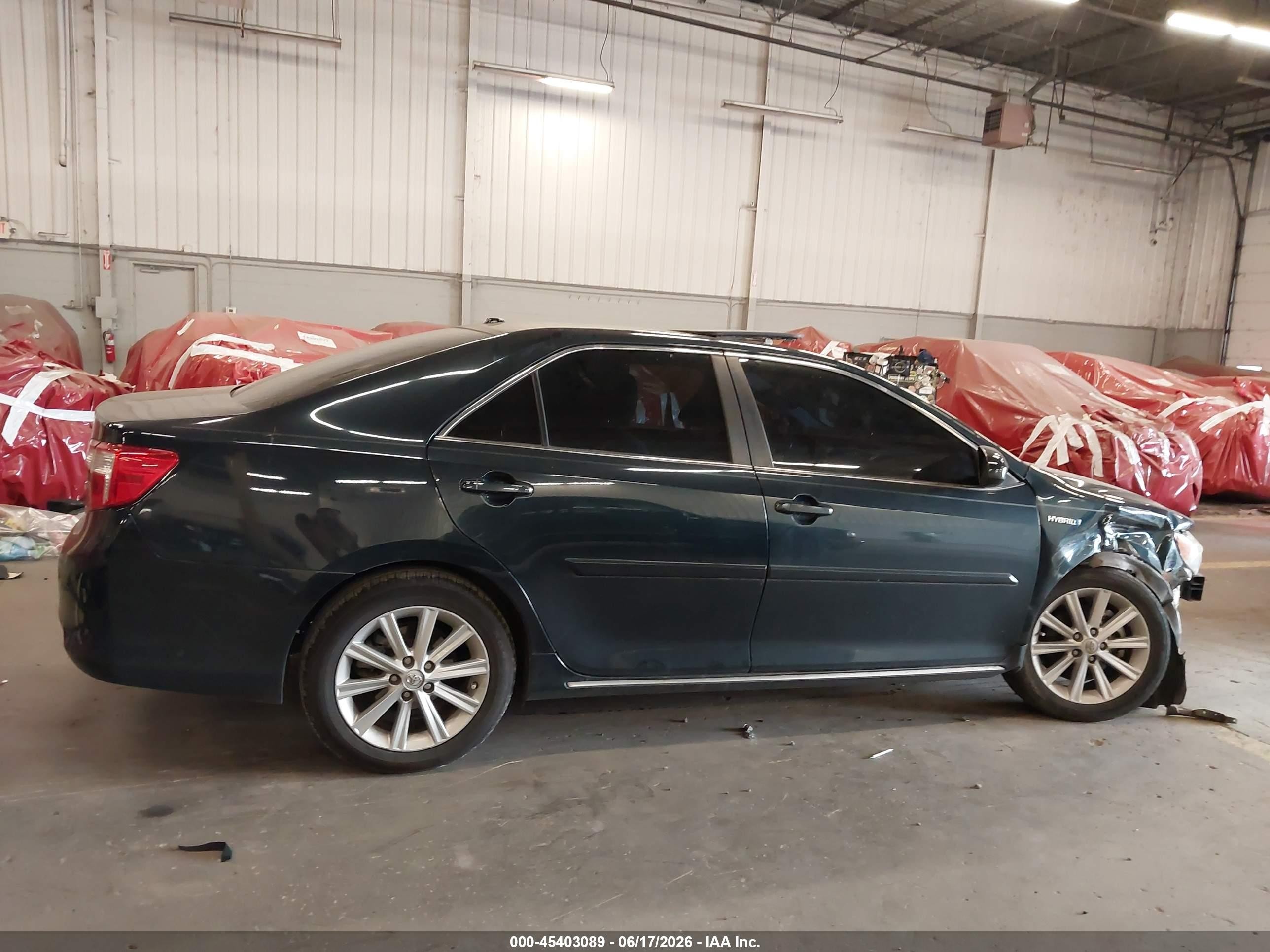2014 Toyota Camry Hybrid Xle Black vin: 4T1BD1FK9EU121598
