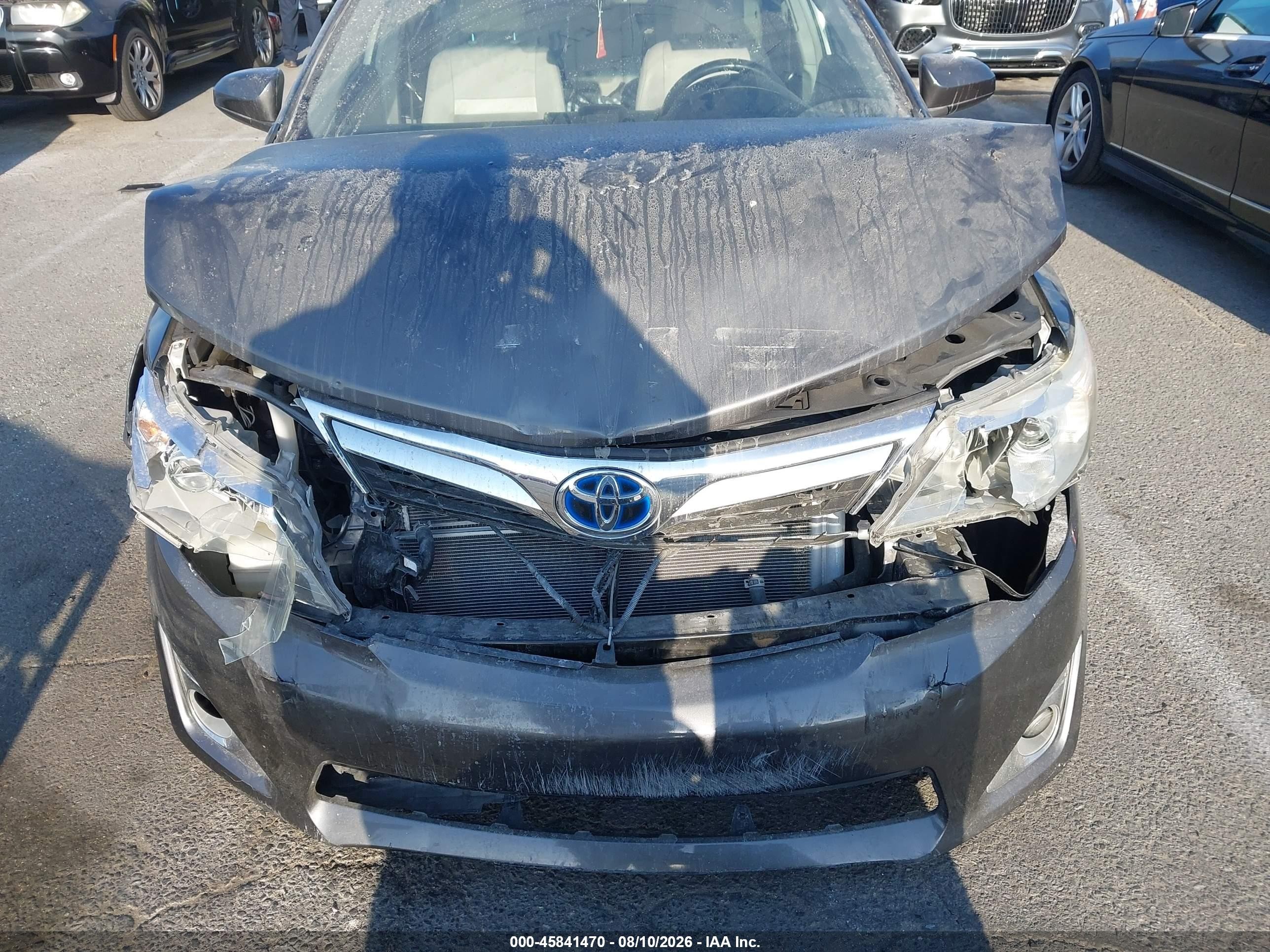 2014 Toyota Camry Hybrid Xle Gray vin: 4T1BD1FK9EU126008