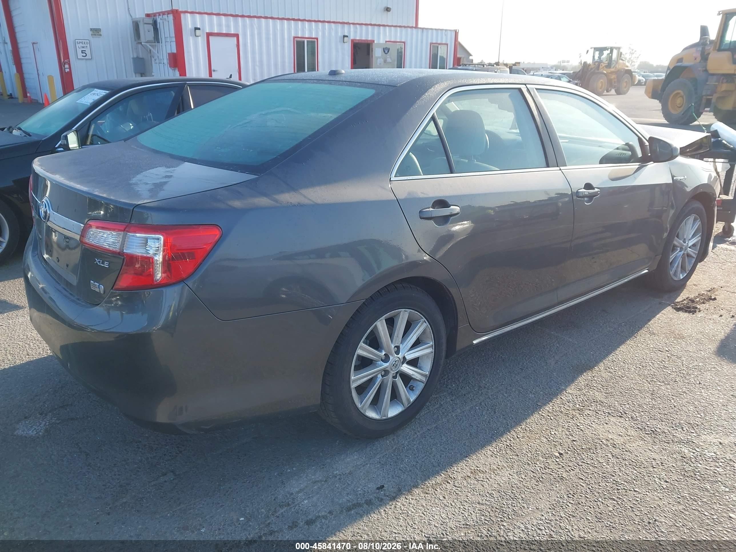 2014 Toyota Camry Hybrid Xle Gray vin: 4T1BD1FK9EU126008