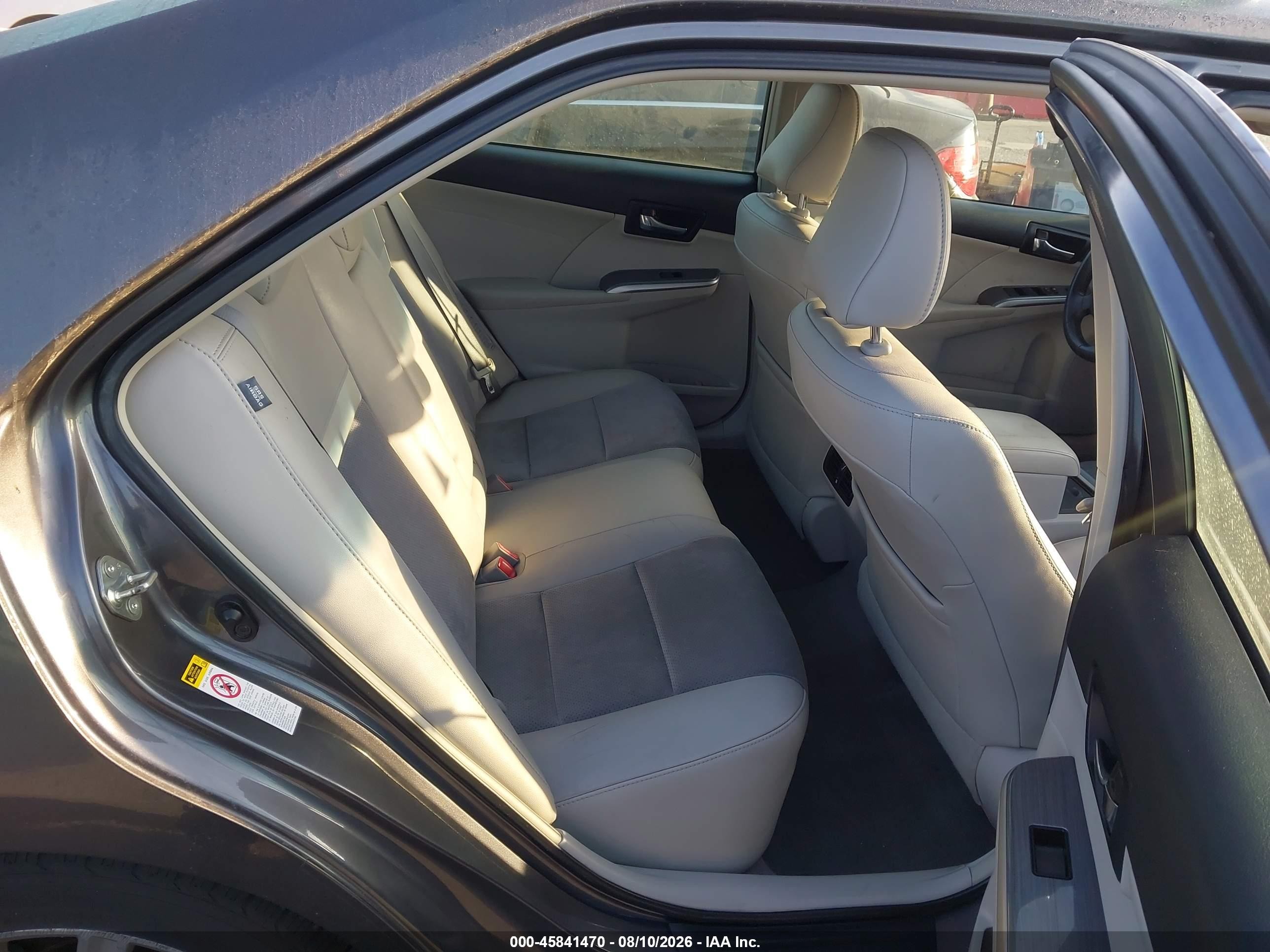 2014 Toyota Camry Hybrid Xle Gray vin: 4T1BD1FK9EU126008