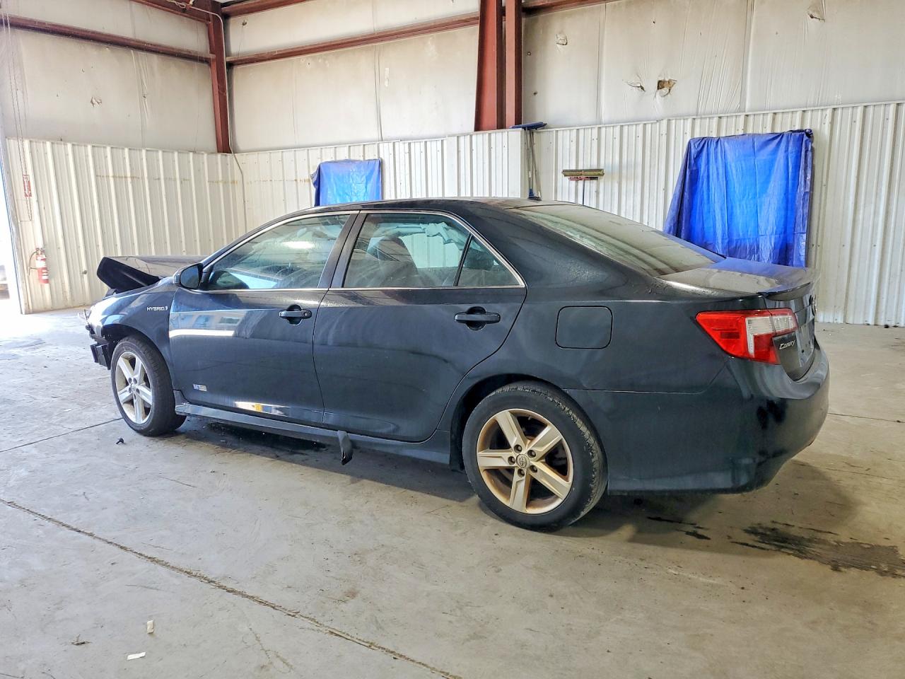 2014 Toyota Camry Hybrid Se Blue vin: 4T1BD1FK9EU126588