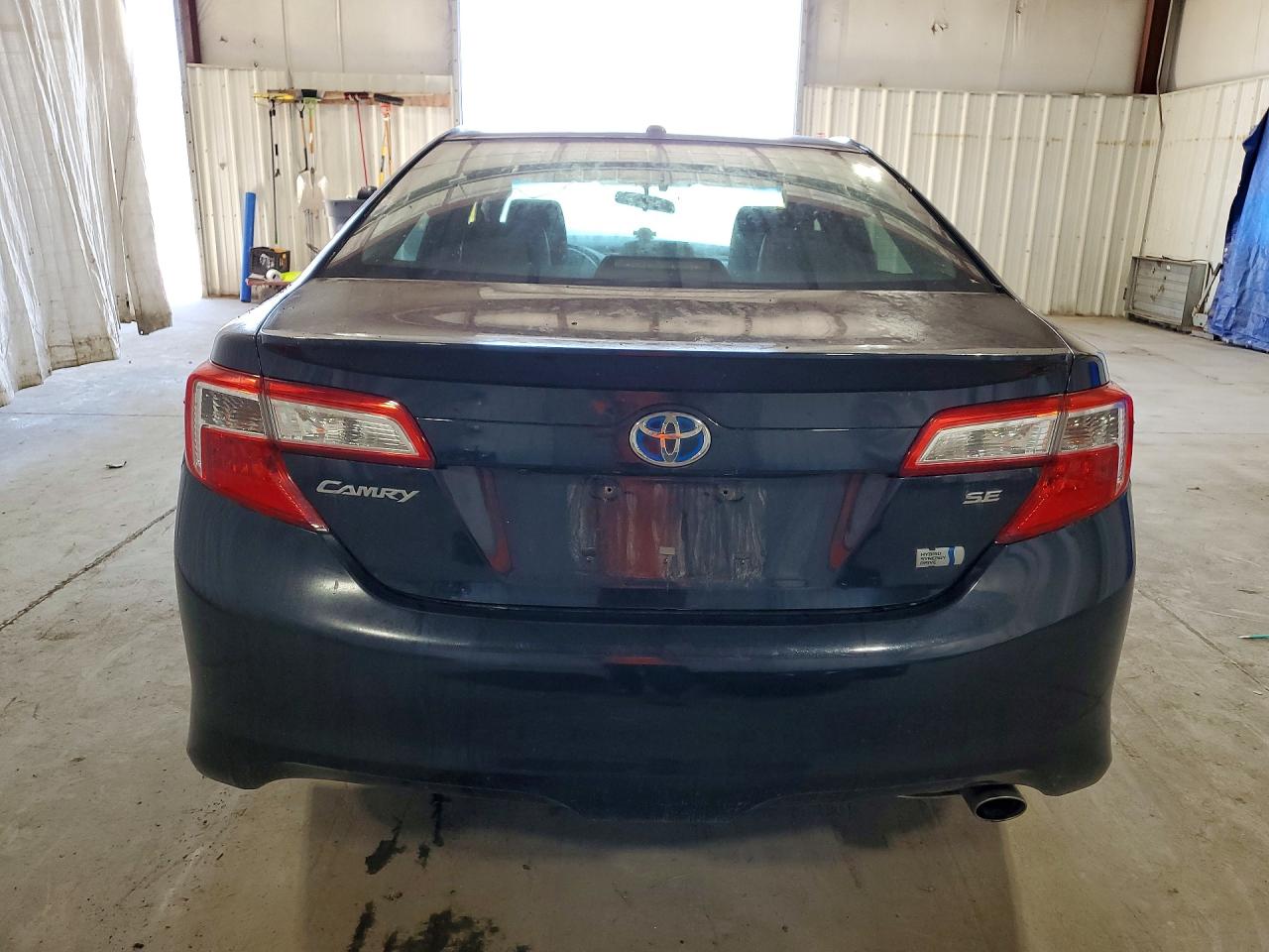 2014 Toyota Camry Hybrid Se Blue vin: 4T1BD1FK9EU126588