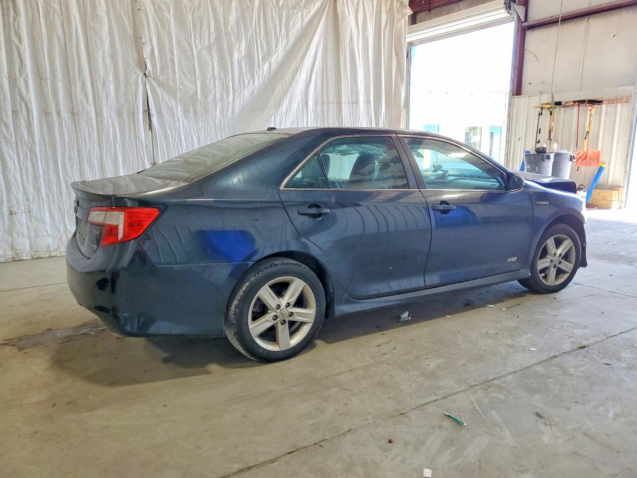2014 Toyota Camry Hybrid Se Blue vin: 4T1BD1FK9EU126588