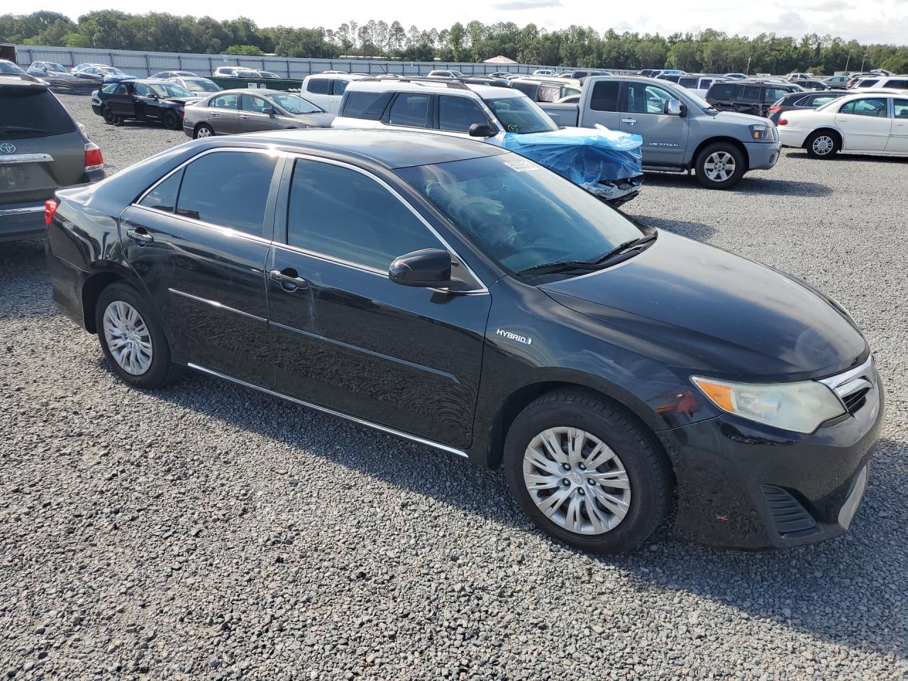 2014 Toyota Camry Hybrid Le Black vin: 4T1BD1FK9EU130379