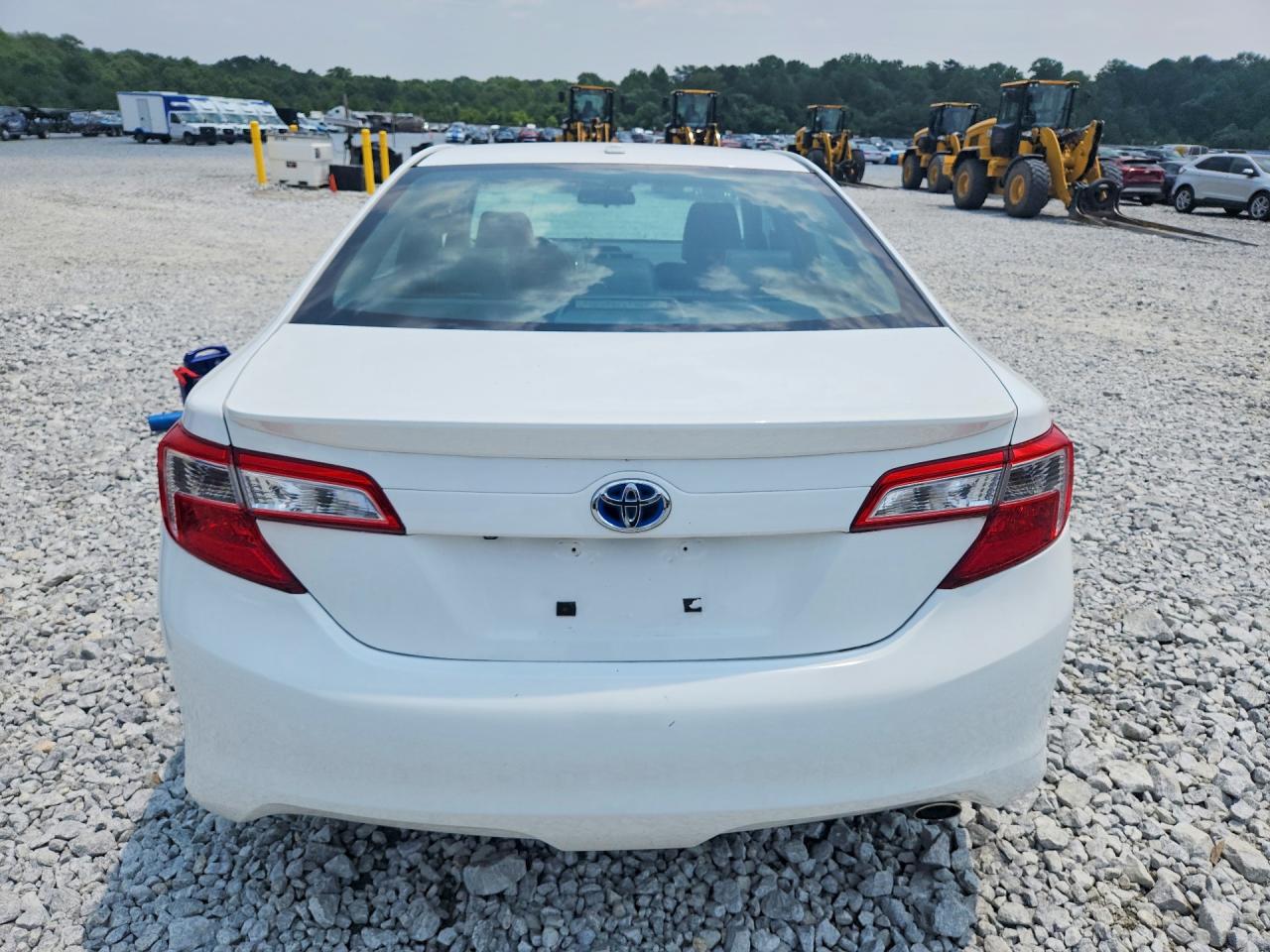 2014 Toyota Camry Hybrid Se White vin: 4T1BD1FK9EU134500