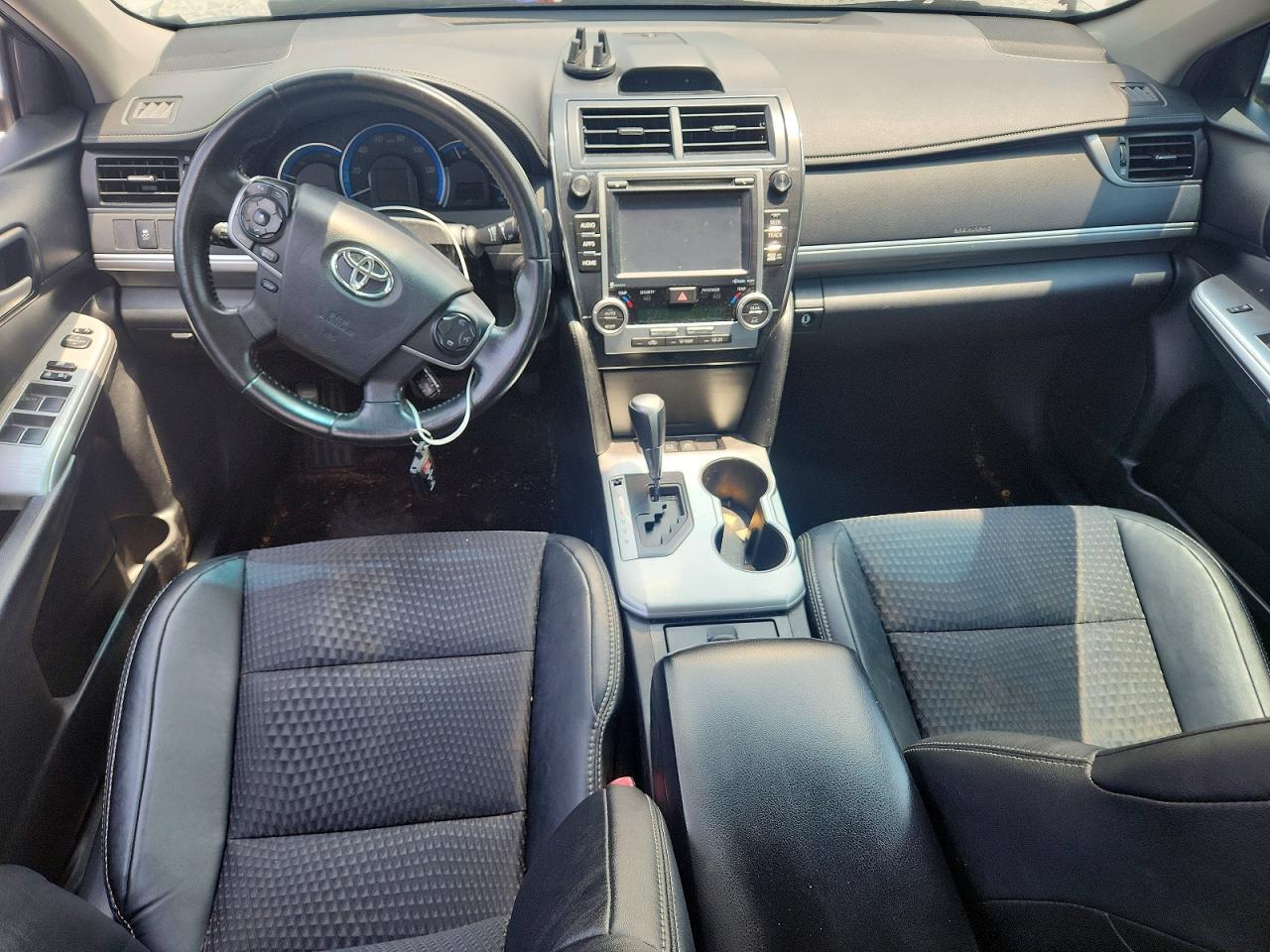 2014 Toyota Camry Hybrid Se White vin: 4T1BD1FK9EU134500