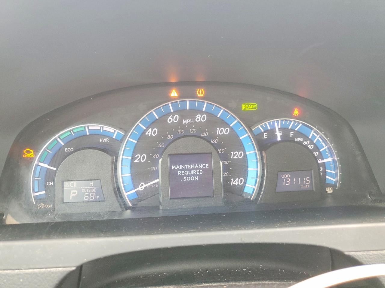 2014 Toyota Camry Hybrid Le Золотой vin: 4T1BD1FK9EU138028