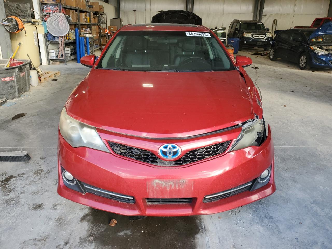 2014 Toyota Camry Красный vin: 4T1BD1FK9EU138384