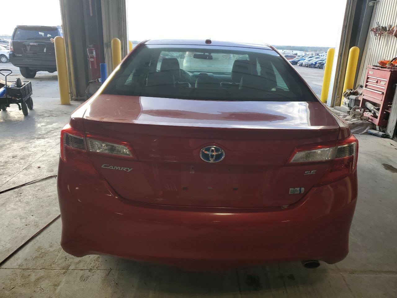 2014 Toyota Camry Красный vin: 4T1BD1FK9EU138384