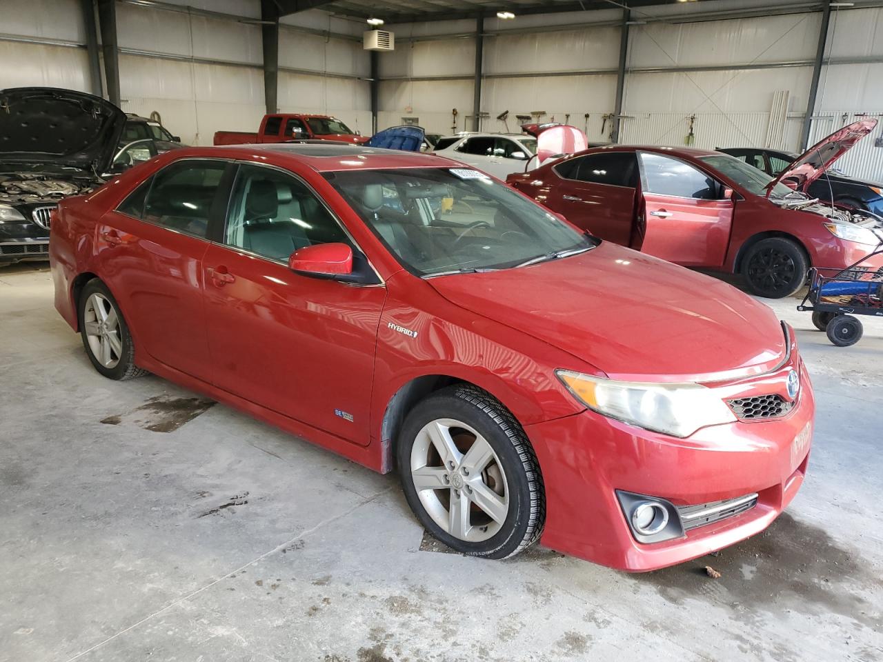 2014 Toyota Camry Красный vin: 4T1BD1FK9EU138384