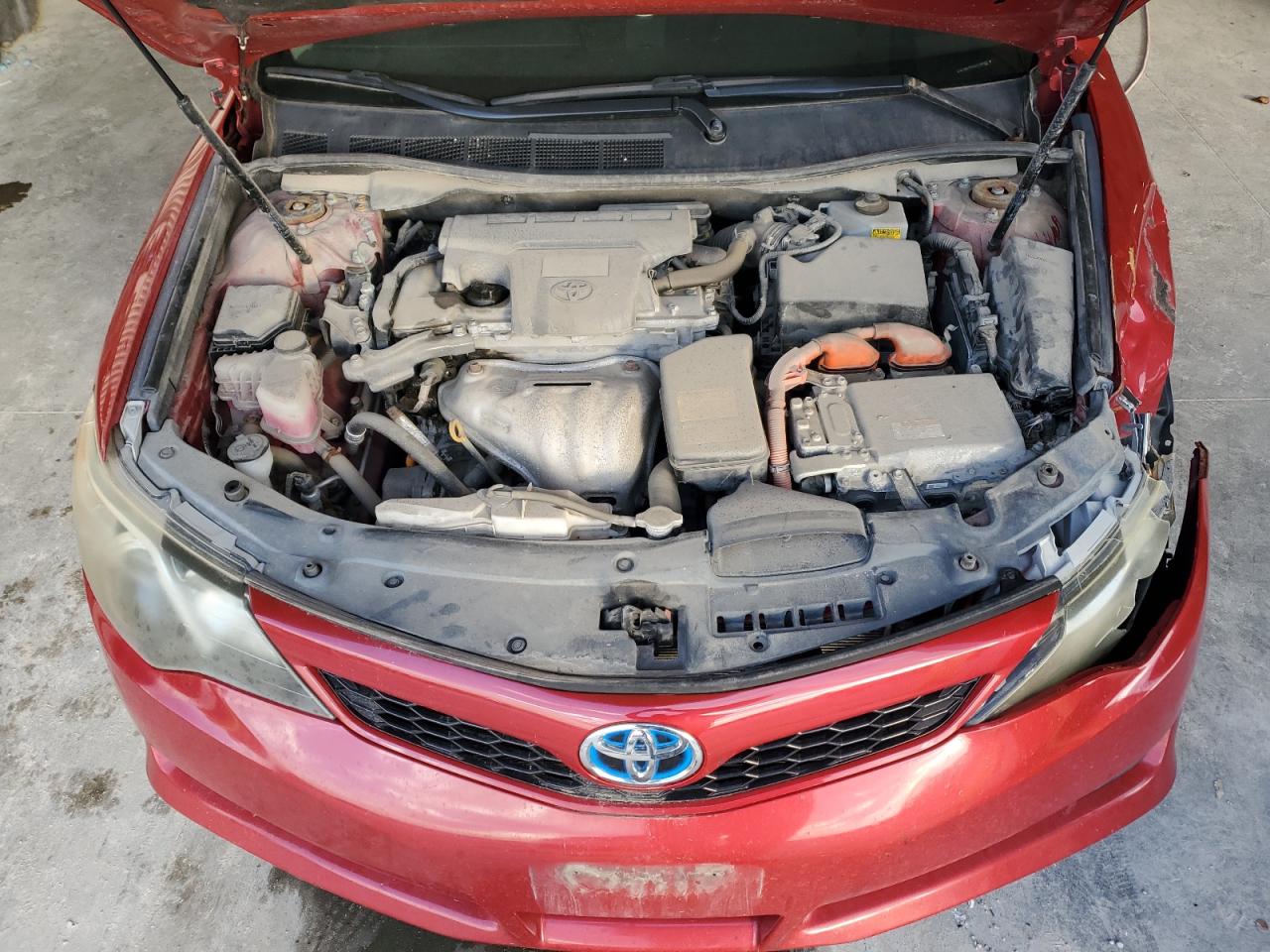 2014 Toyota Camry Красный vin: 4T1BD1FK9EU138384