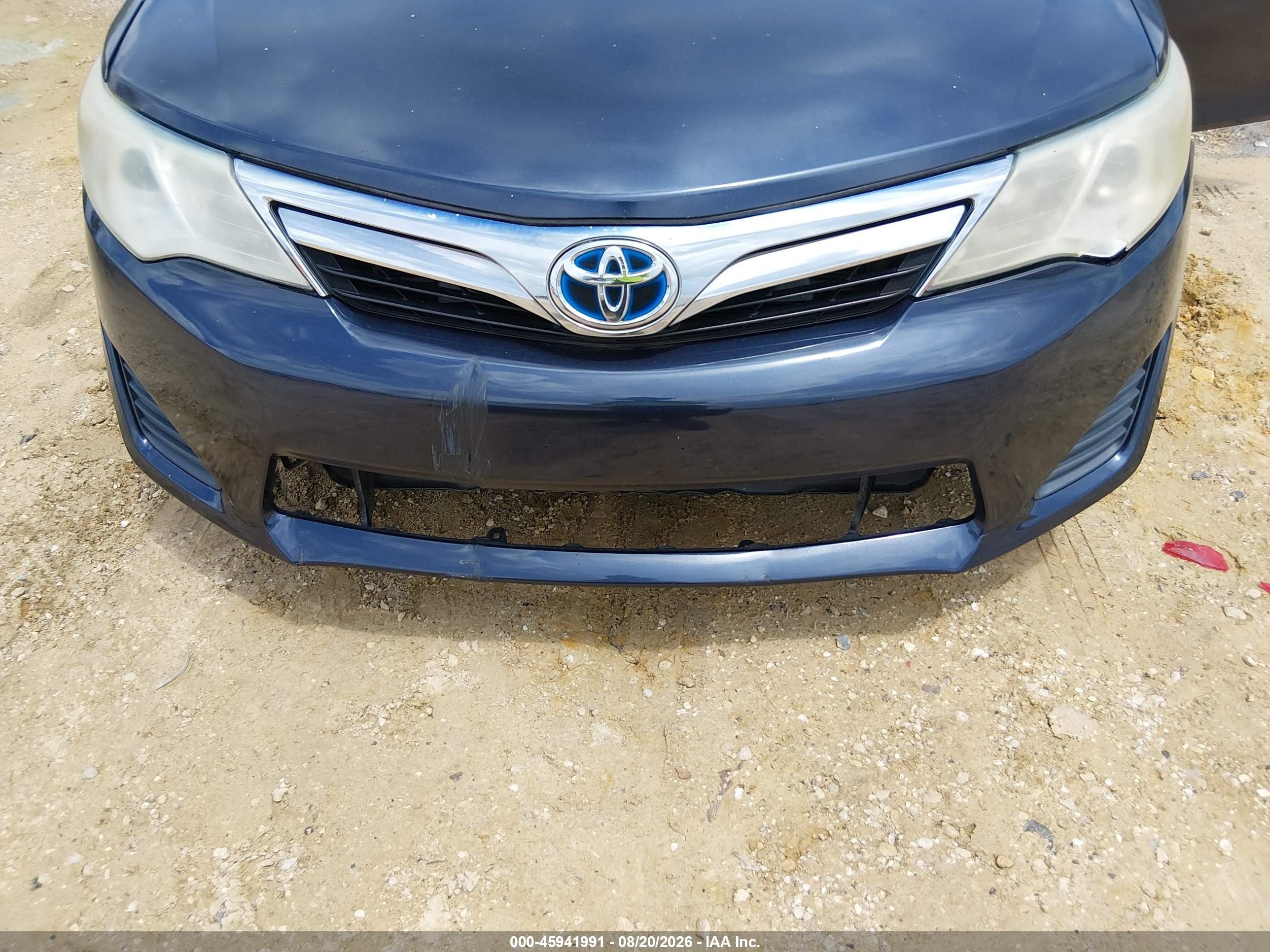 2014 Toyota Camry Hybrid Le Синий vin: 4T1BD1FK9EU138921