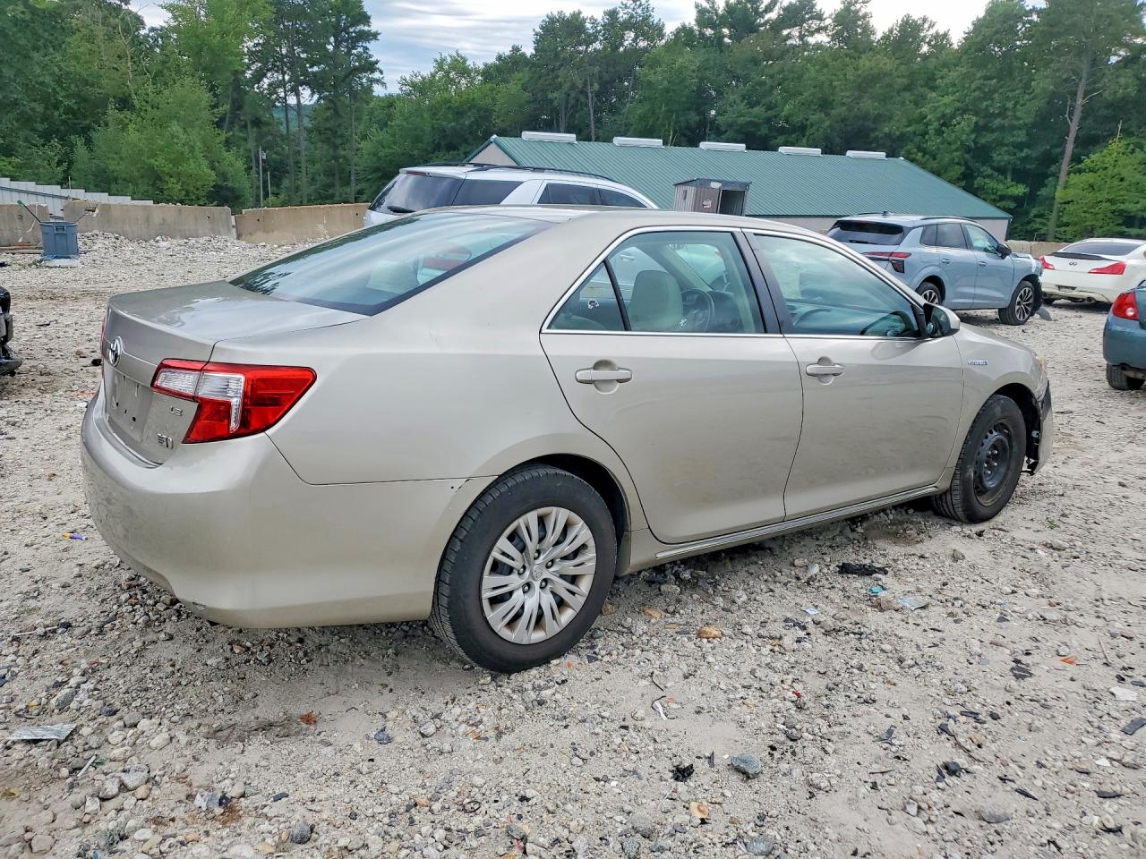 2014 Toyota Camry Hybrid Le Beige vin: 4T1BD1FK9EU140457