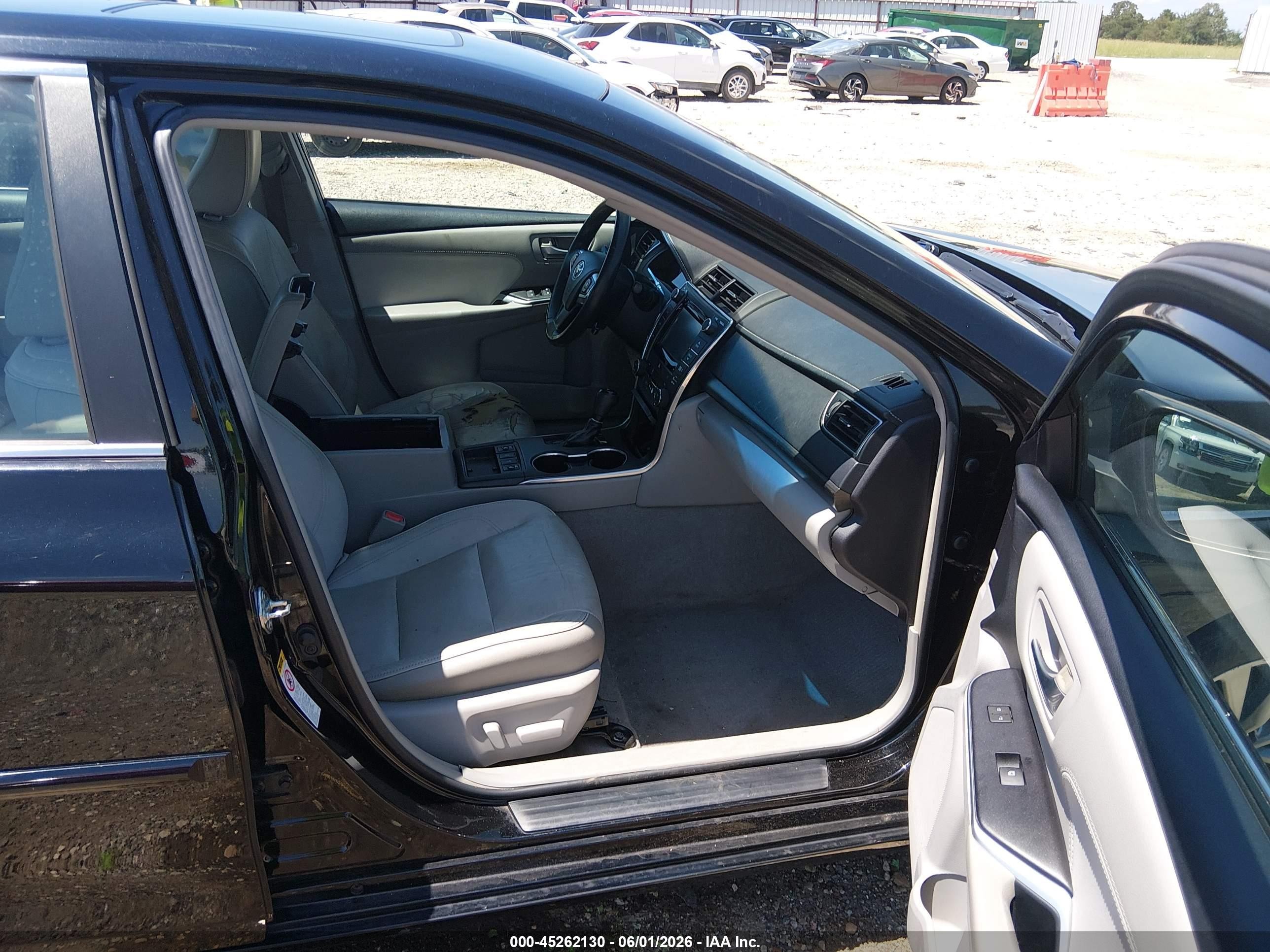 2015 Toyota Camry Hybrid Xle Black vin: 4T1BD1FK9FU153131