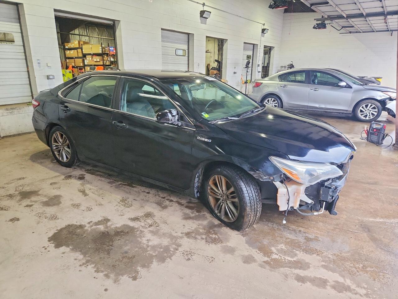 2015 Toyota Camry Hybrid Se Black vin: 4T1BD1FK9FU160435