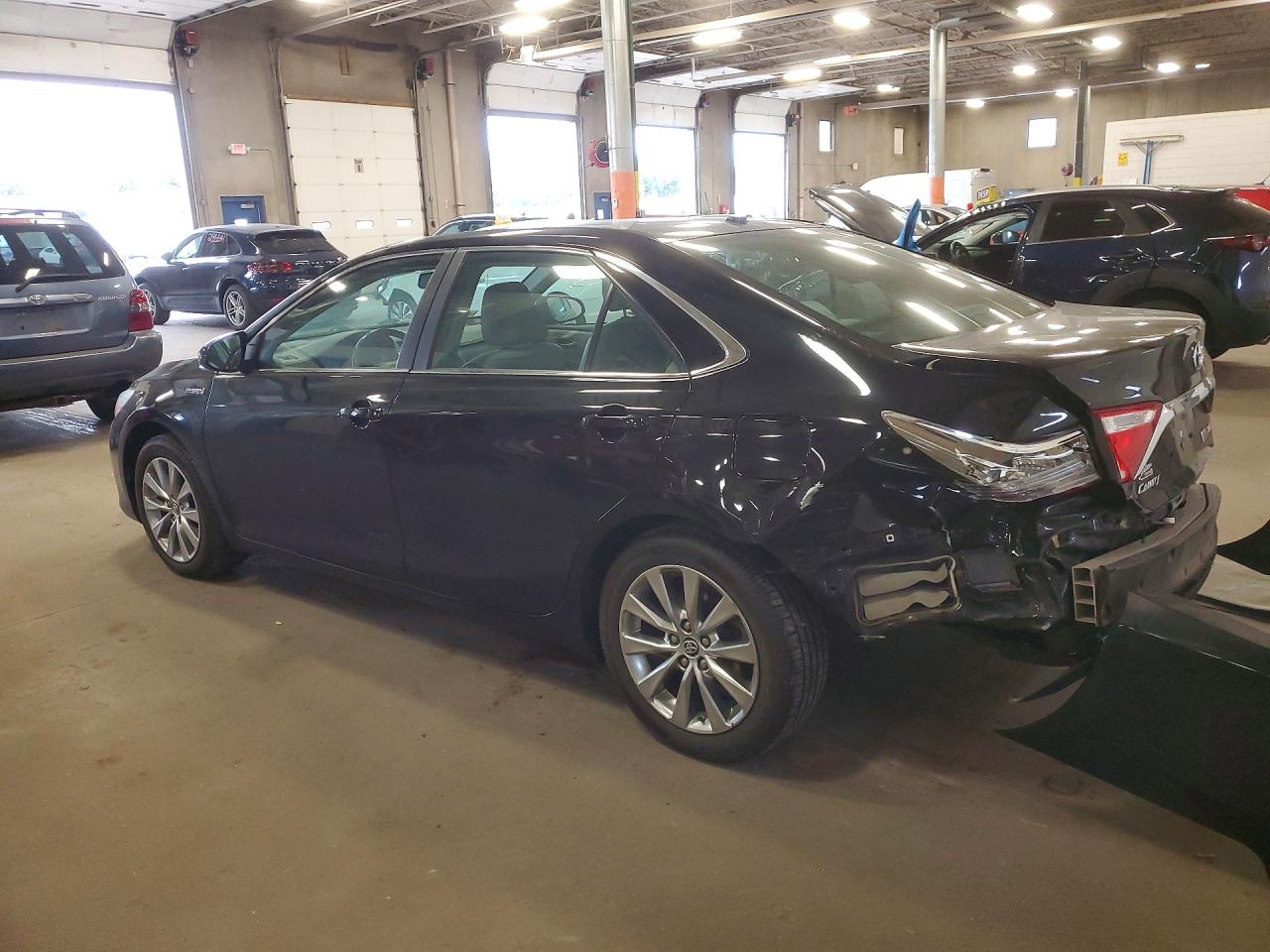 2015 Toyota Camry Hybrid Xle Black vin: 4T1BD1FK9FU163545