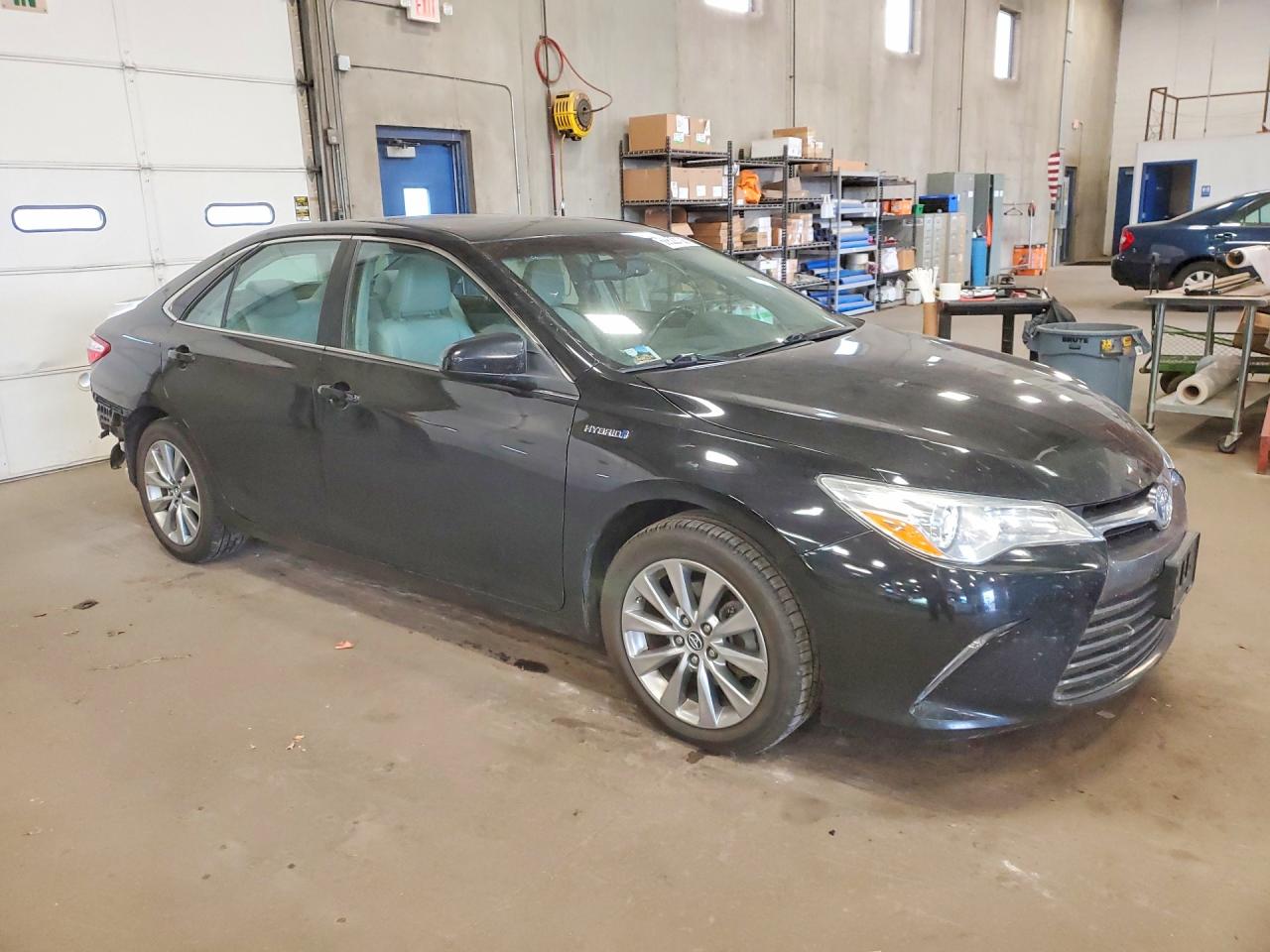2015 Toyota Camry Hybrid Xle Black vin: 4T1BD1FK9FU163545