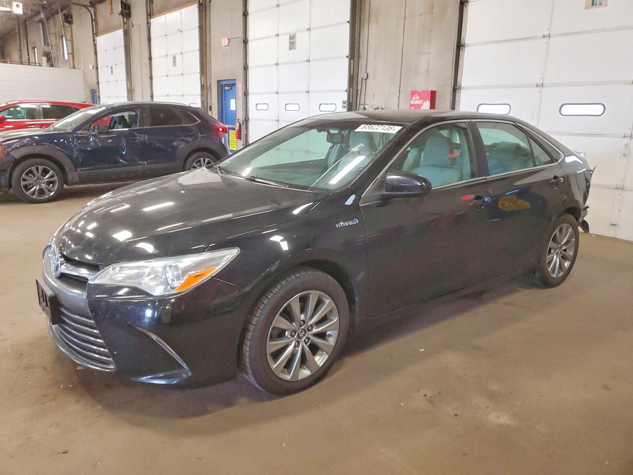 2015 Toyota Camry Hybrid Xle Black vin: 4T1BD1FK9FU163545