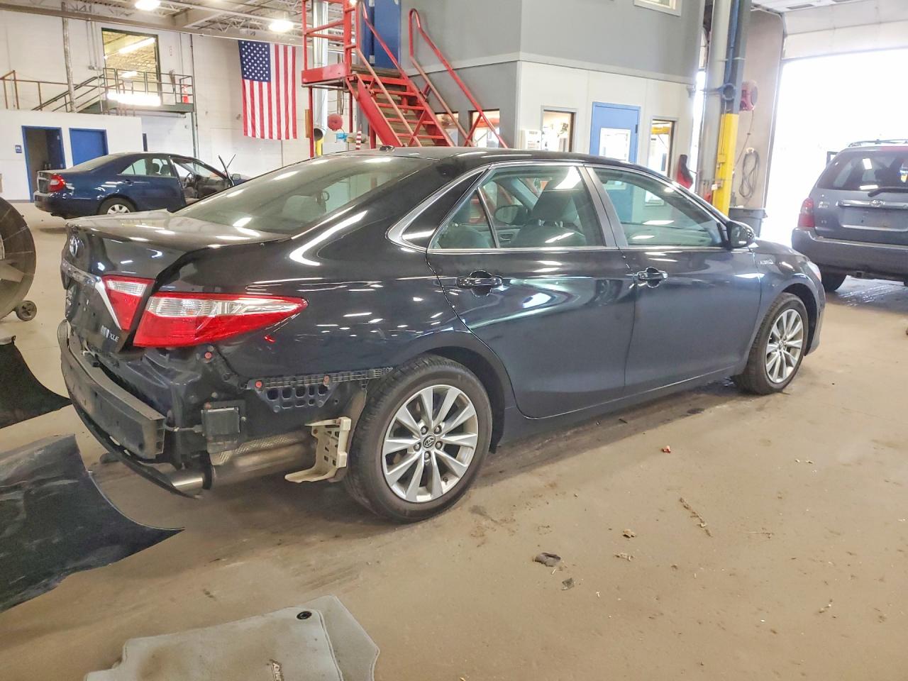2015 Toyota Camry Hybrid Xle Black vin: 4T1BD1FK9FU163545