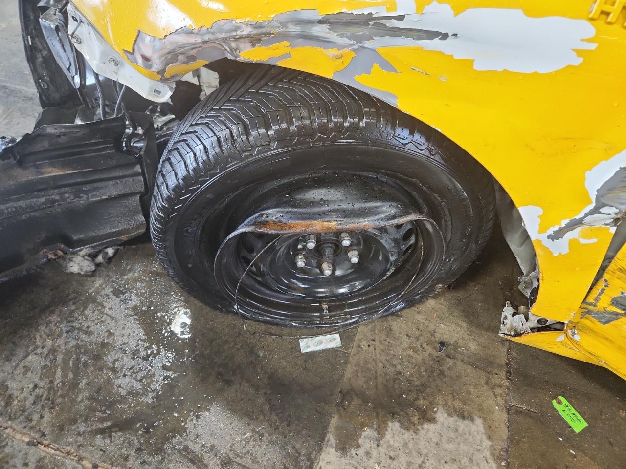 2015 Toyota Camry Yellow vin: 4T1BD1FK9FU172813 Damage: Left Front Wheel, Bent, Replacement Required