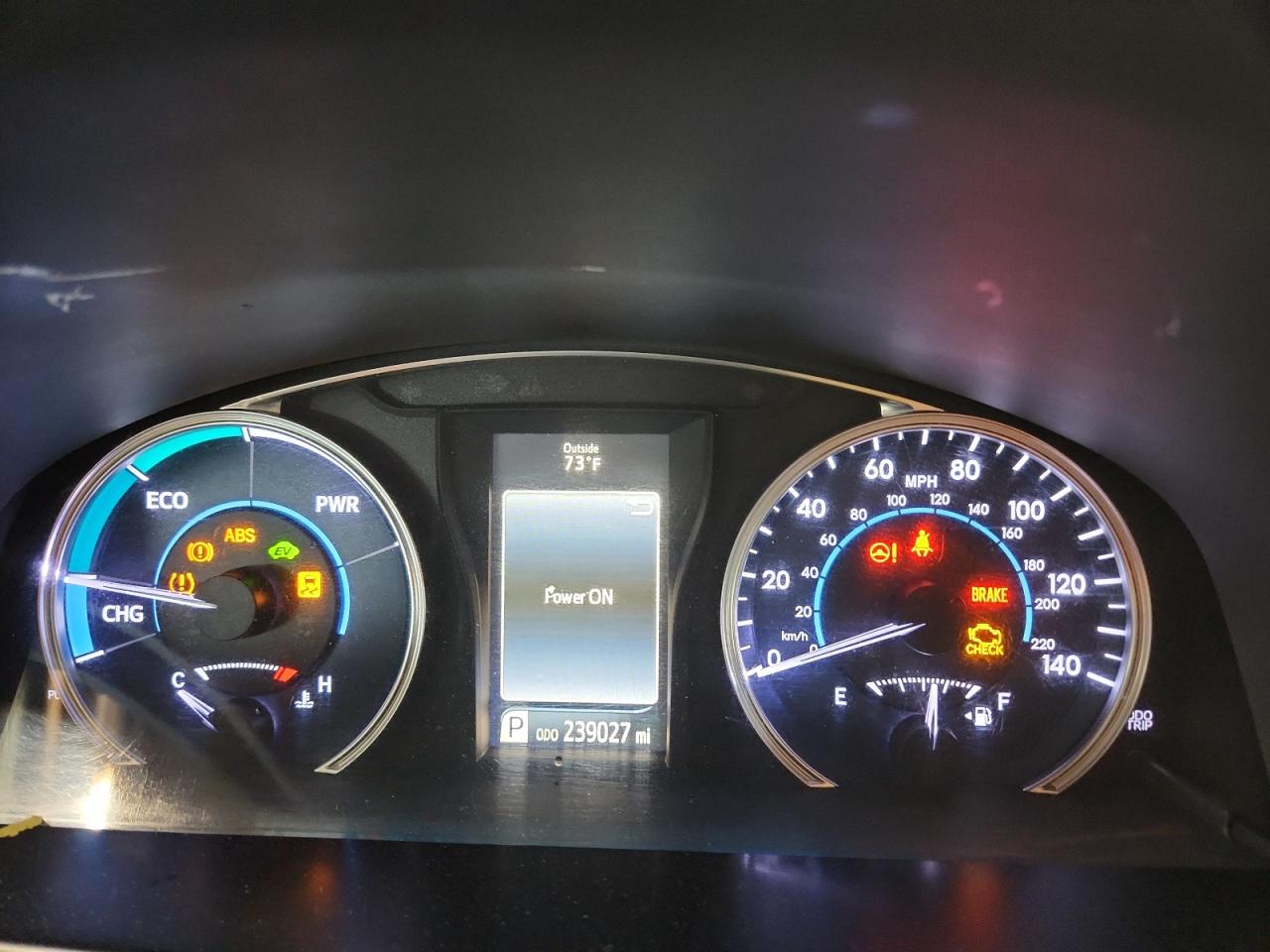2015 Toyota Camry Yellow vin: 4T1BD1FK9FU172813 Damage: Warning Light - Engine, On, Unacceptable