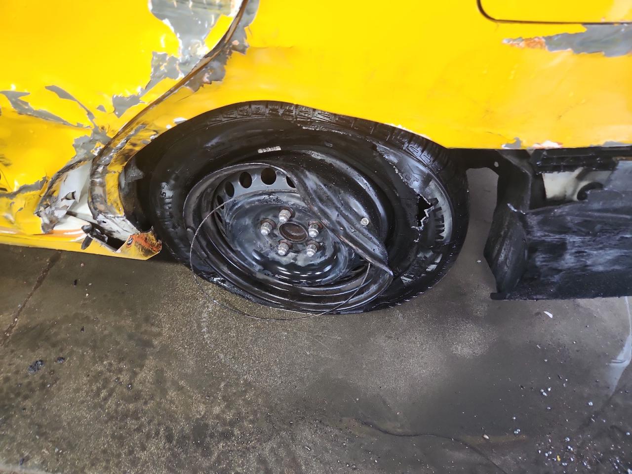 2015 Toyota Camry Yellow vin: 4T1BD1FK9FU172813 Damage: Left Rear Wheel, Bent, Replacement Required