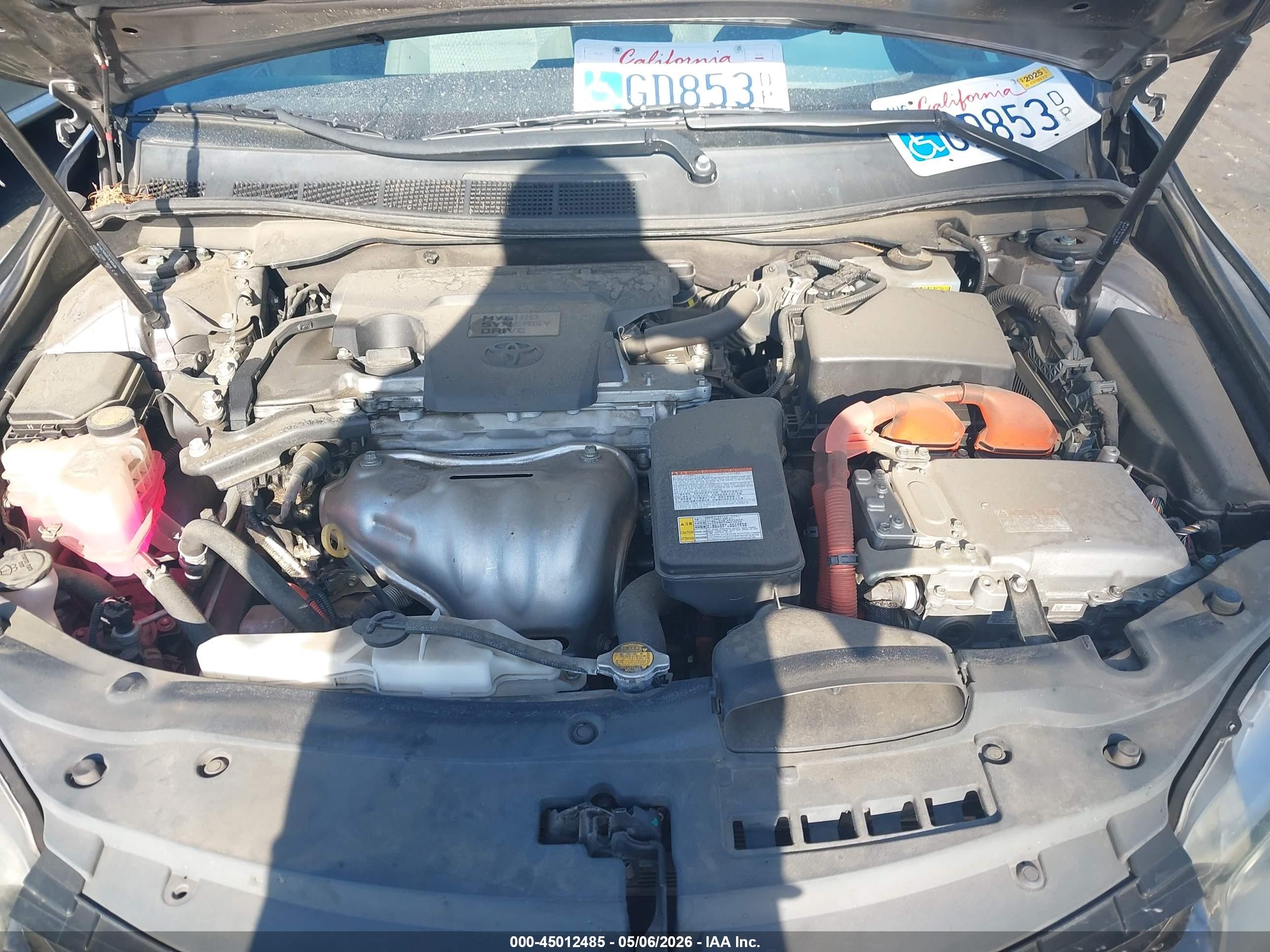 2015 Toyota Camry Hybrid Se Серый vin: 4T1BD1FK9FU176618