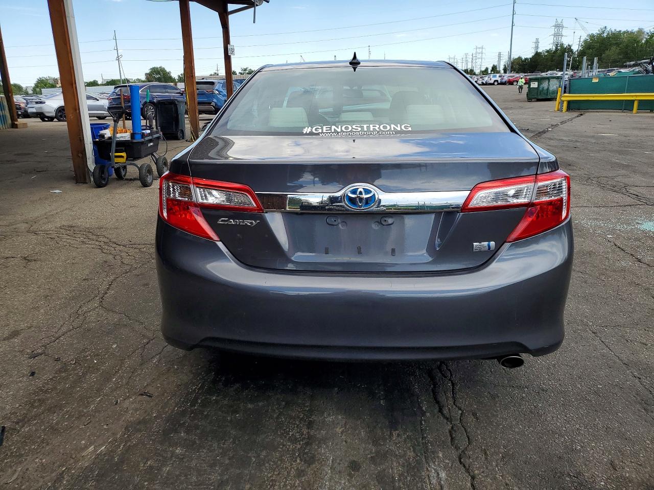 2012 Toyota Camry Hybrid Xle Gray vin: 4T1BD1FKXCU002410