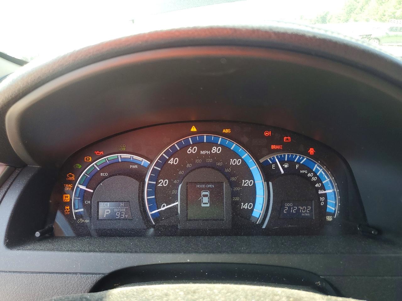 2012 Toyota Camry Hybrid Xle Black vin: 4T1BD1FKXCU002620