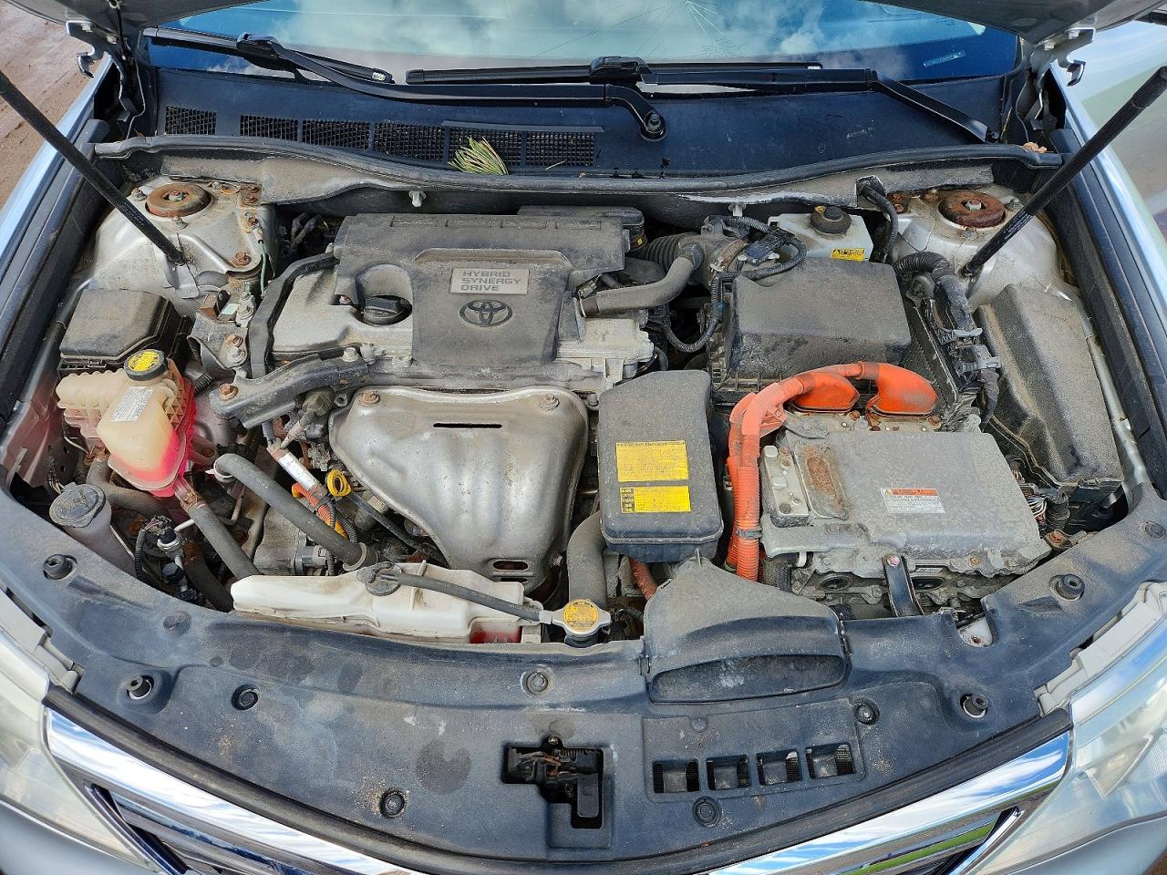 2012 Toyota Camry Hybrid Silver vin: 4T1BD1FKXCU003444