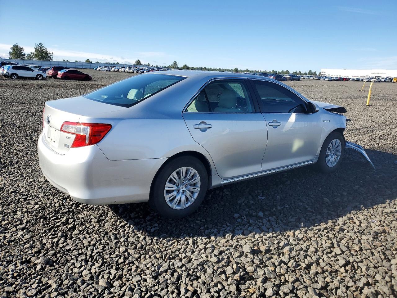 2012 Toyota Camry Hybrid Le Silver vin: 4T1BD1FKXCU010071