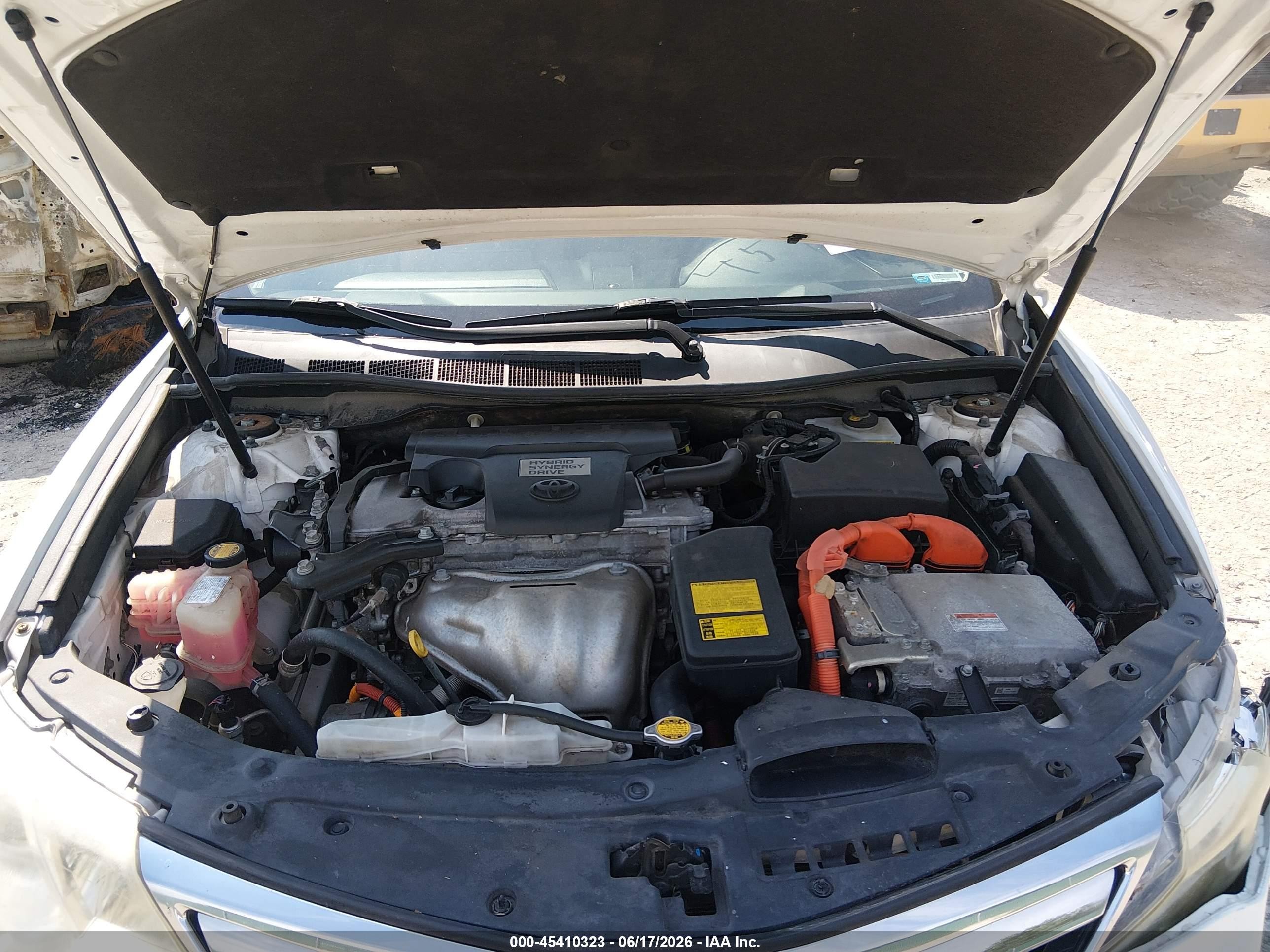 2012 Toyota Camry Hybrid Xle White vin: 4T1BD1FKXCU016033