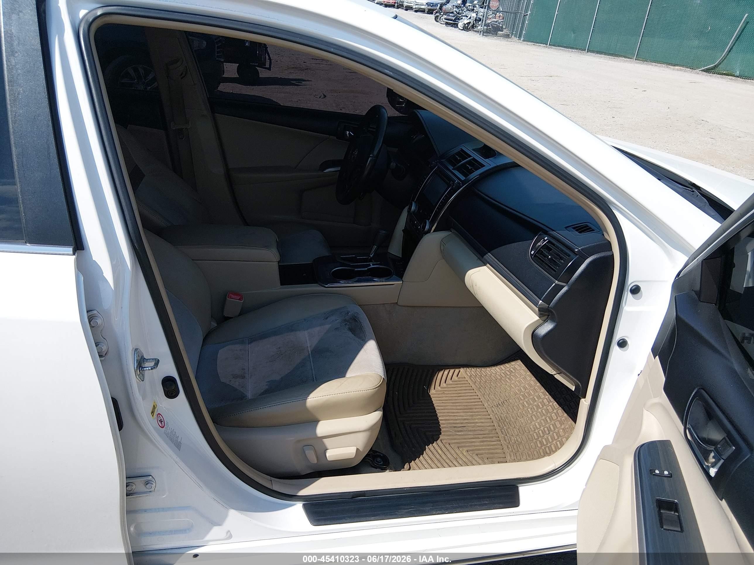 2012 Toyota Camry Hybrid Xle White vin: 4T1BD1FKXCU016033