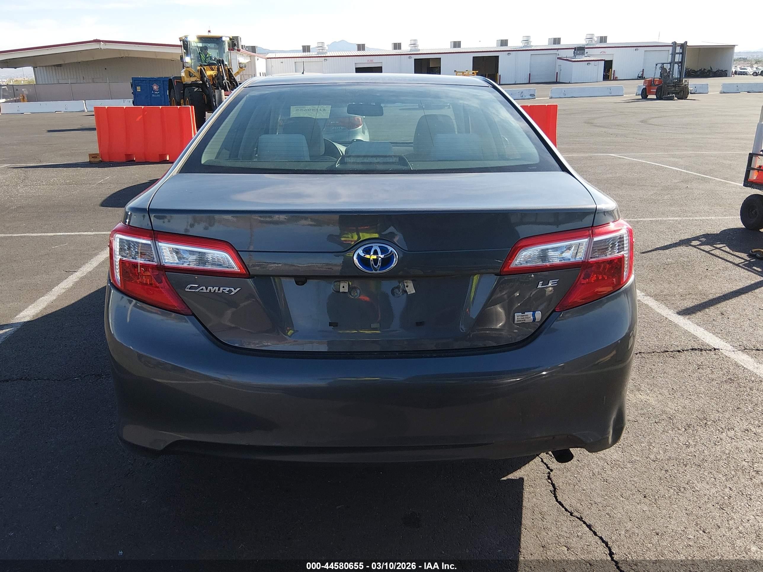 2012 Toyota Camry Hybrid Le Gray vin: 4T1BD1FKXCU016968