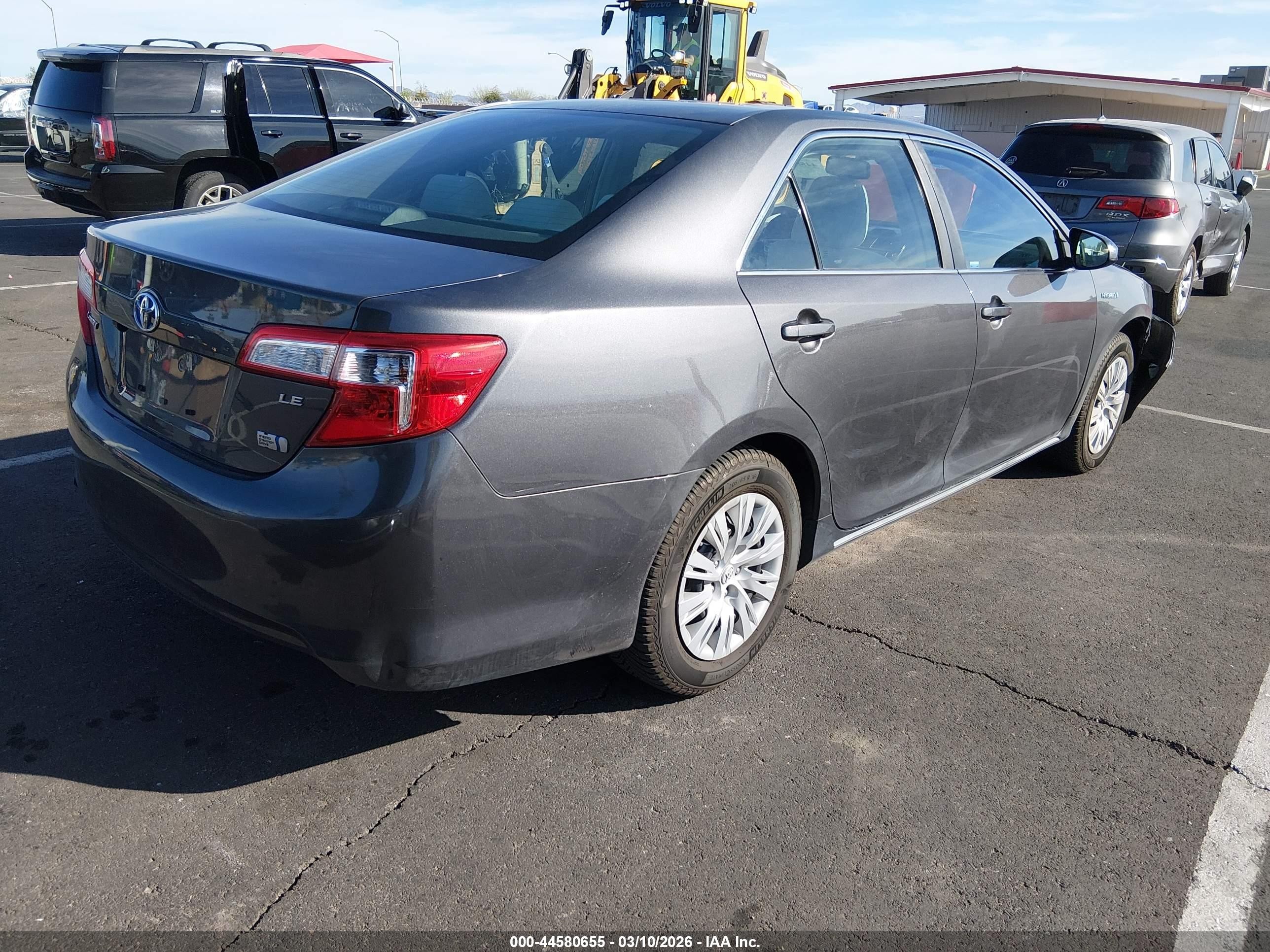 2012 Toyota Camry Hybrid Le Gray vin: 4T1BD1FKXCU016968