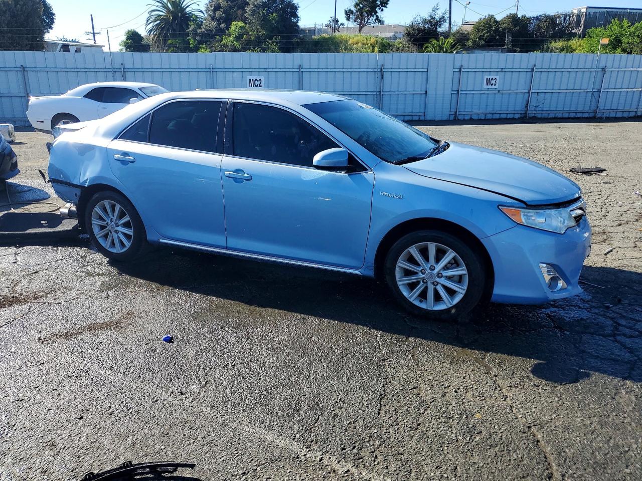 2012 Toyota Camry Hybrid Xle Turquoise vin: 4T1BD1FKXCU017909