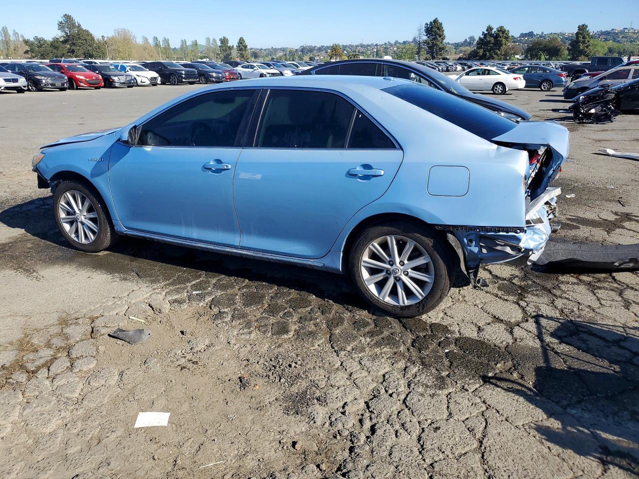2012 Toyota Camry Hybrid Xle Turquoise vin: 4T1BD1FKXCU017909