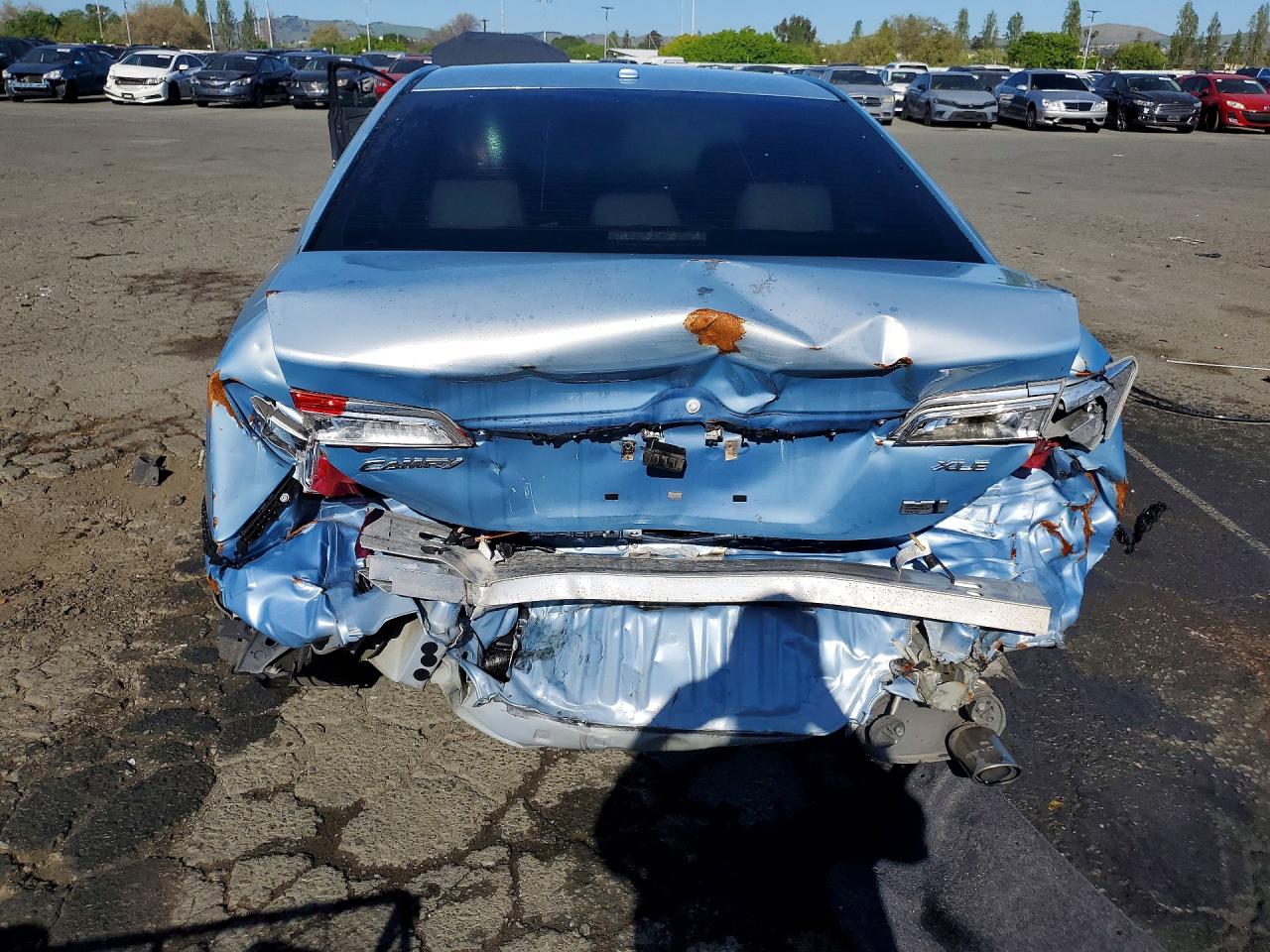 2012 Toyota Camry Hybrid Xle Turquoise vin: 4T1BD1FKXCU017909