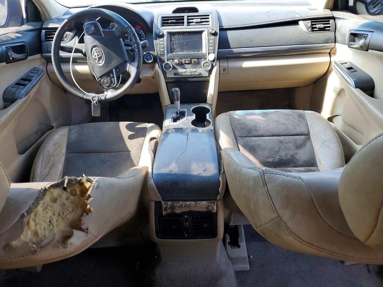 2012 Toyota Camry Hybrid Xle Серый vin: 4T1BD1FKXCU018462