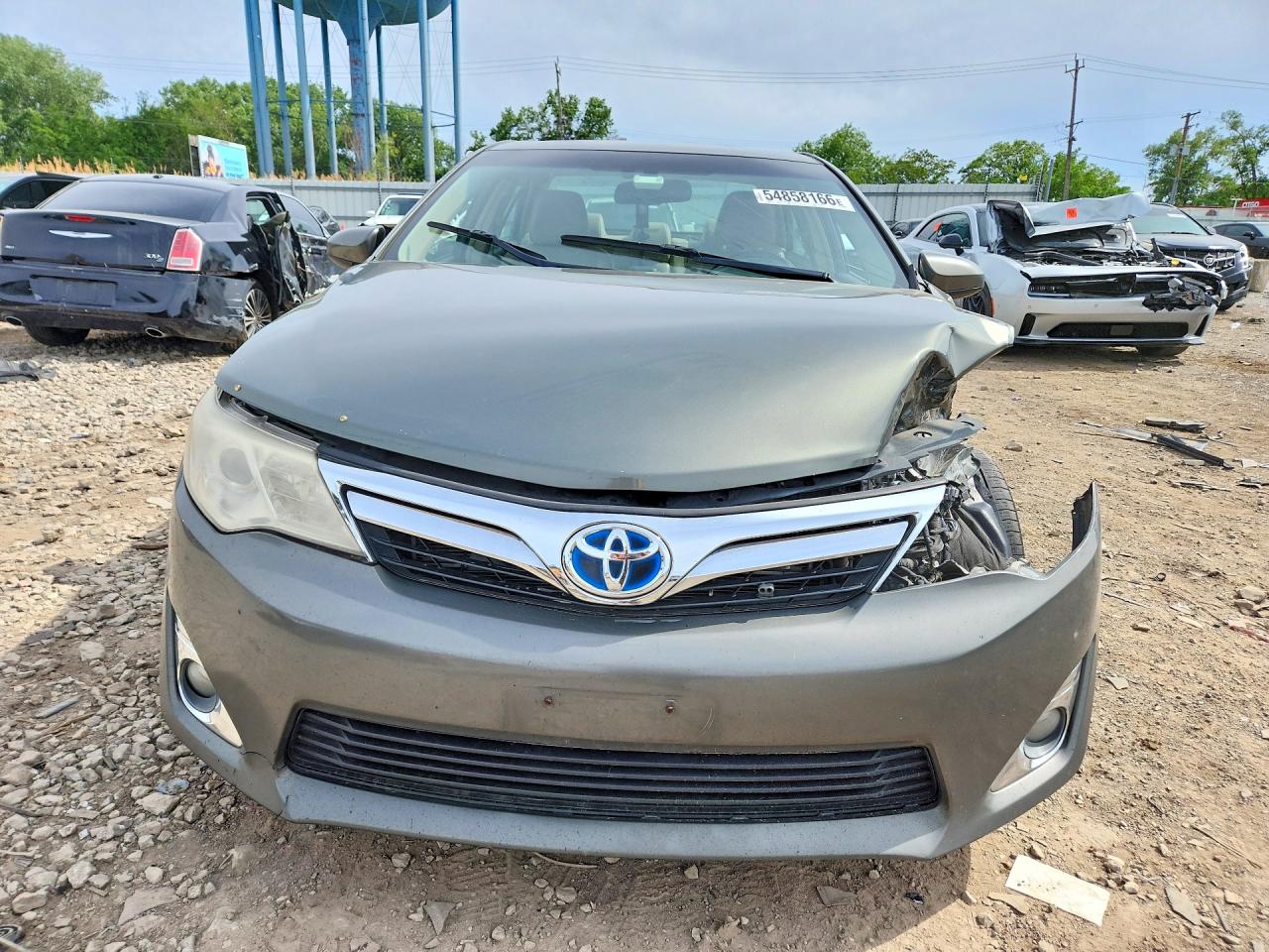 2012 Toyota Camry Серый vin: 4T1BD1FKXCU024990