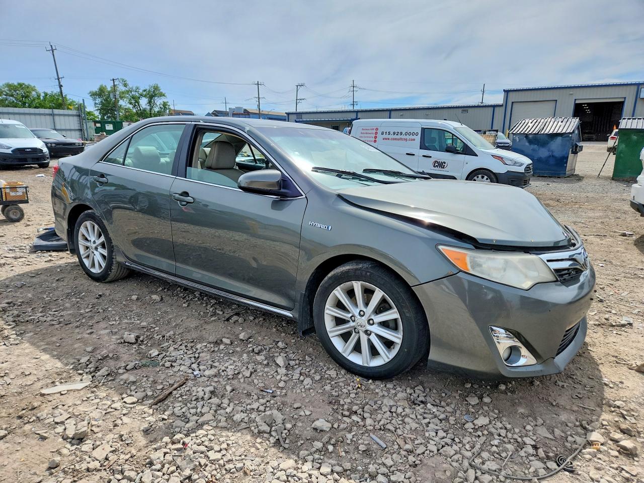 2012 Toyota Camry Серый vin: 4T1BD1FKXCU024990