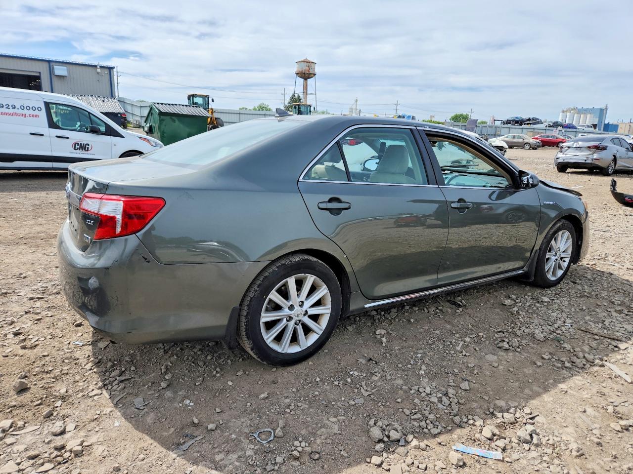 2012 Toyota Camry Серый vin: 4T1BD1FKXCU024990
