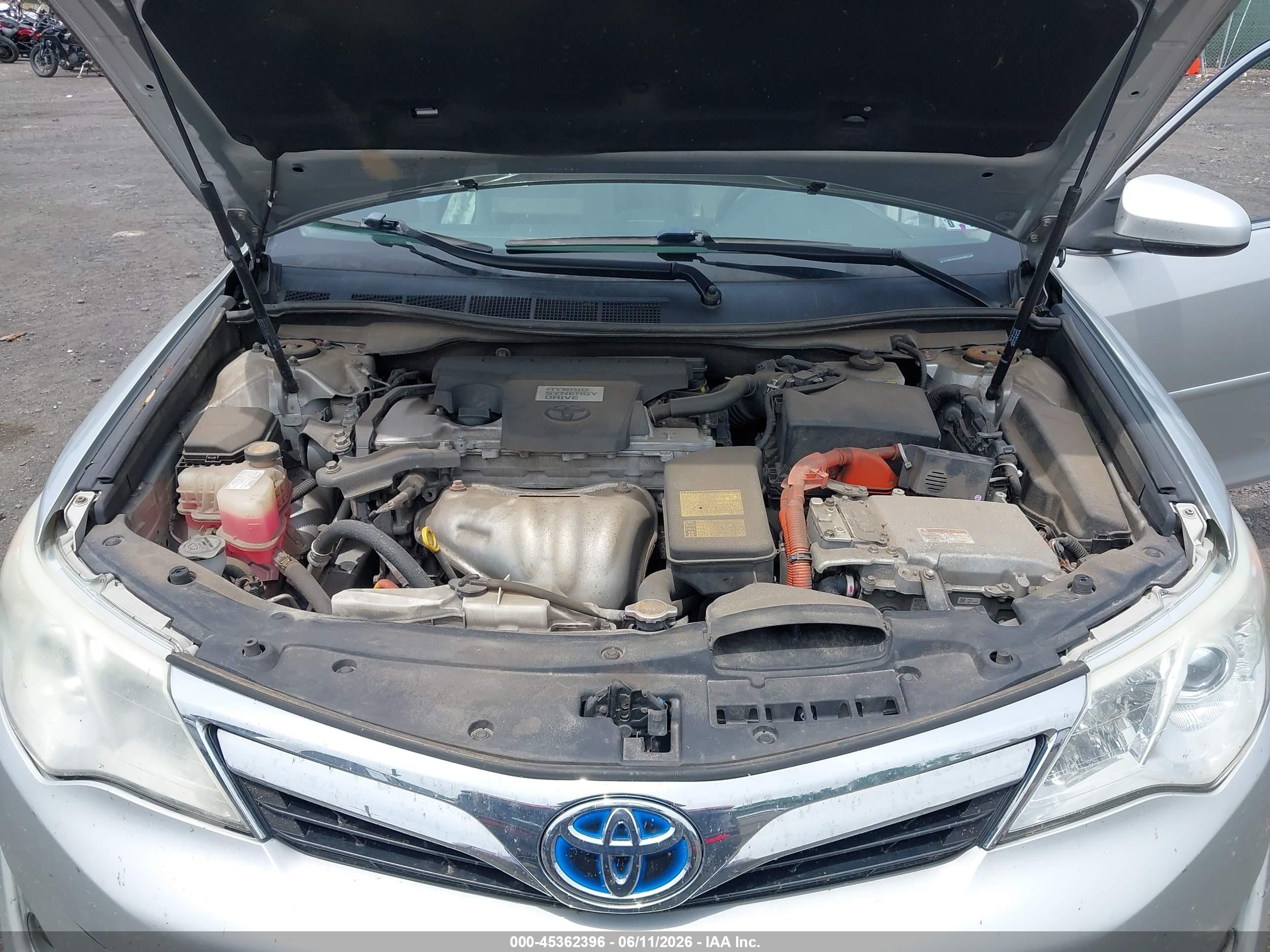 2012 Toyota Camry Hybrid Xle Silver vin: 4T1BD1FKXCU028652