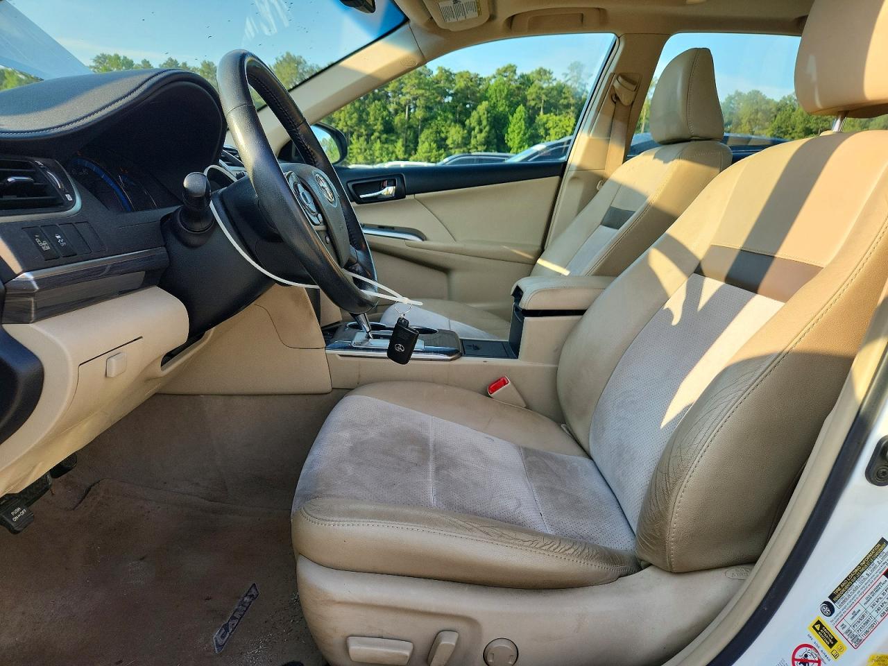 2012 Toyota Camry Hybrid Xle White vin: 4T1BD1FKXCU029896